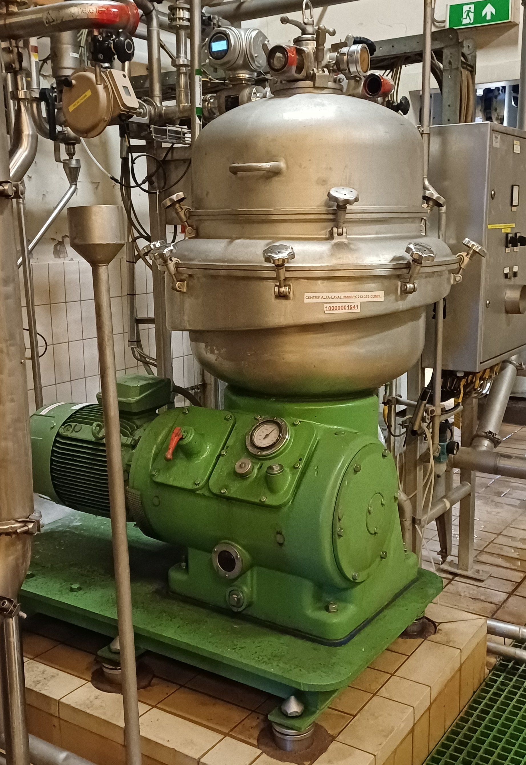 Stainless Steel 316L Alfa Laval, type HMBRPX 213 Disc Bowl Centrifuge- - IPP# 248273