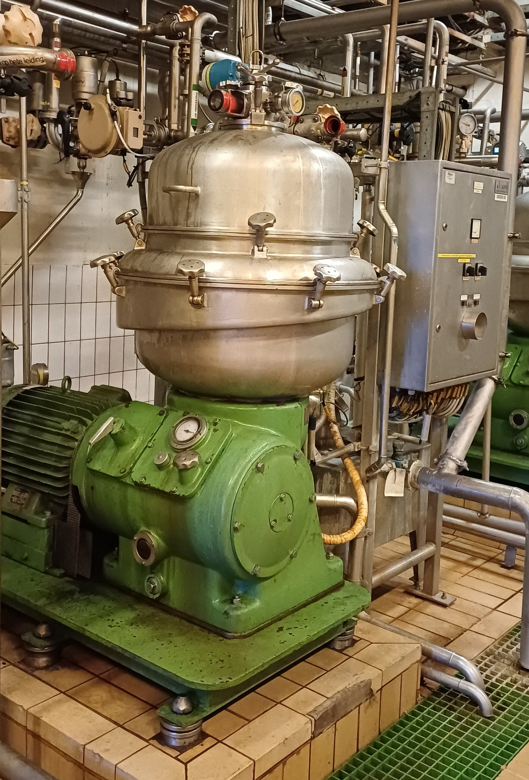 Stainless Steel 316L Alfa Laval HMBRPX 213-SFV-34C1/4189-20 Disc Bowl Centrifuge - IPP# 248274