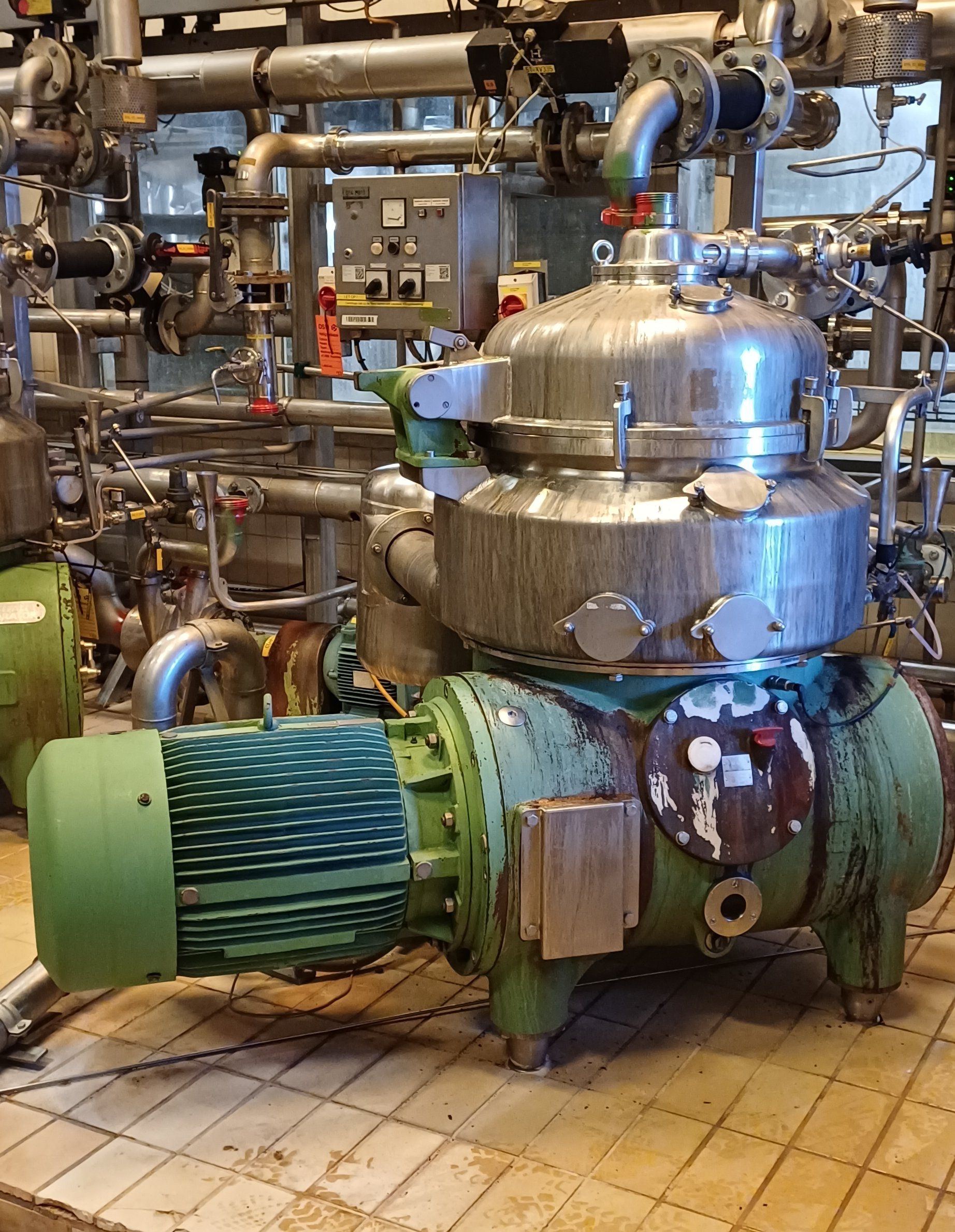 Stainless Steel 316L Westfalia HDB 75-06-016 Disc Bowl Centrifuge - IPP# 248278