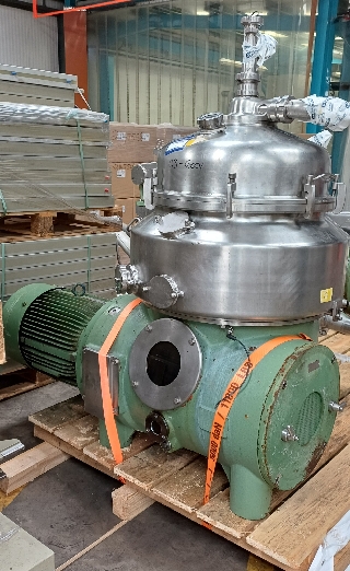 Stainless Steel 316L Westfalia HDB 75-76-016 Disc Bowl Centrifuge