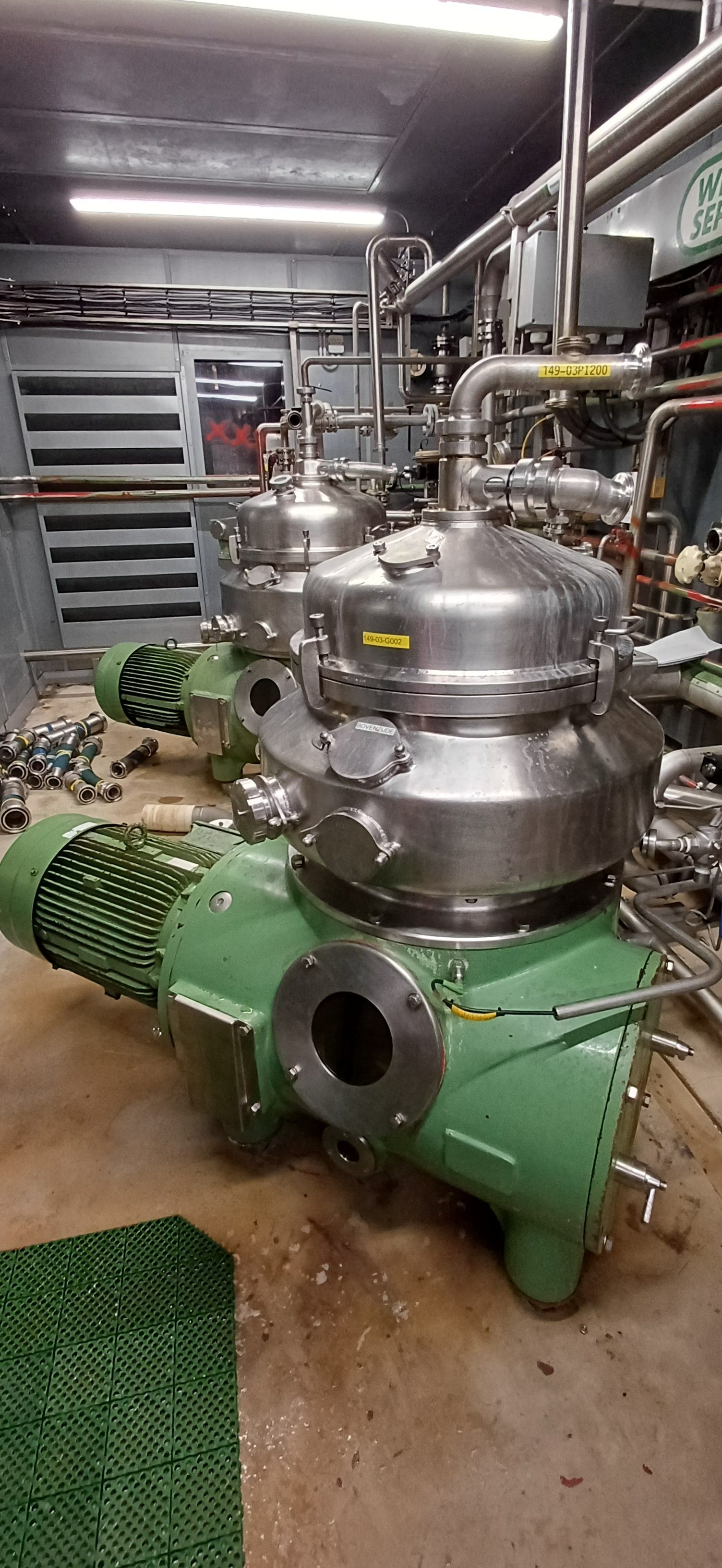 Stainless Steel 316L Westfalia HDB 75-76-016 Disc Bowl Centrifuge - IPP# 248280