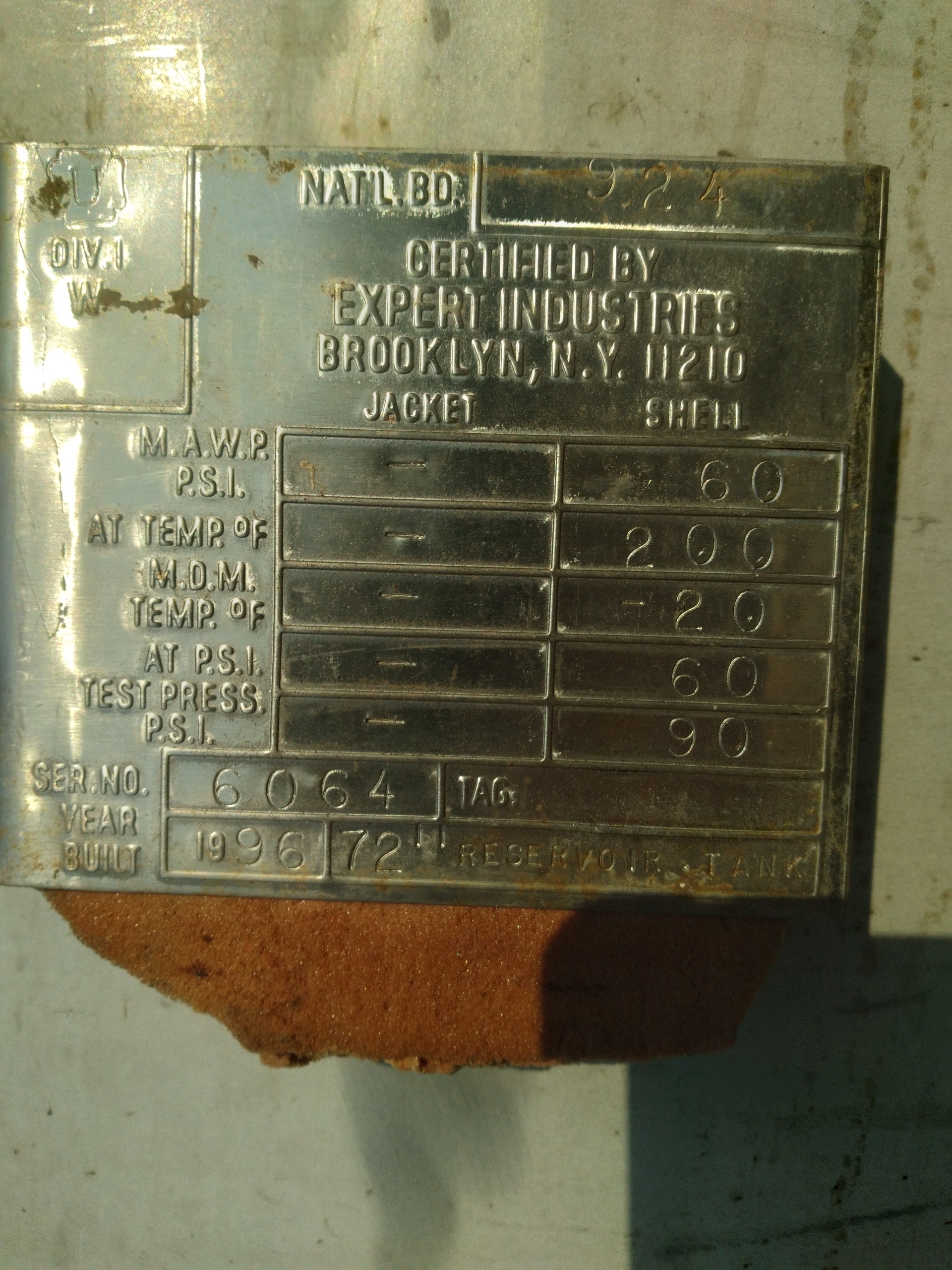 Tank - IPP# 248292