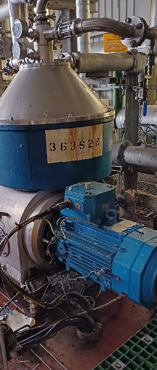 Stainless Steel 316L MacFuge S10105 BDM3S Disc Bowl Centrifuge