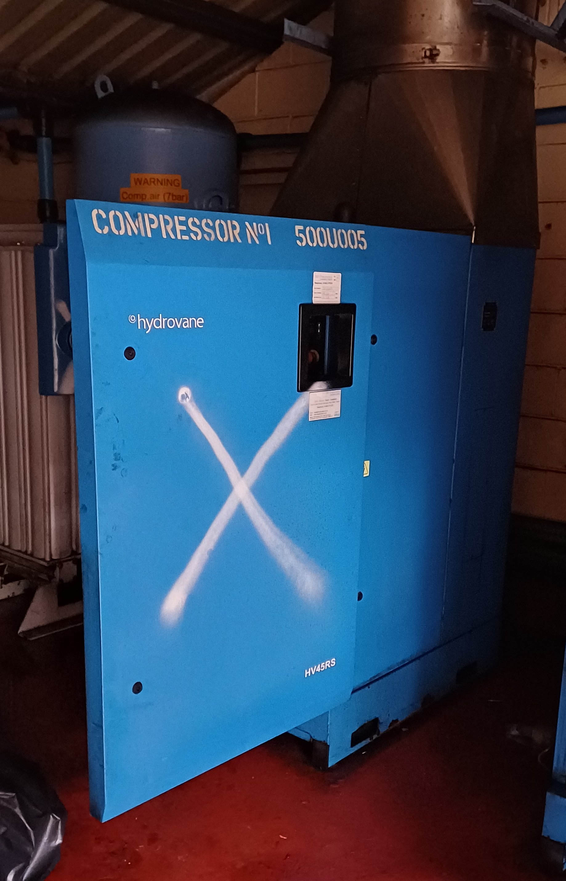 Gardner Denver Ltd Hydrovane HV45RS Rotary Compressor - IPP# 248312