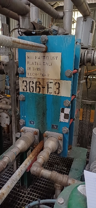 Hastelloy Other Alfa Laval M10=MFG Plate Heat Exchanger