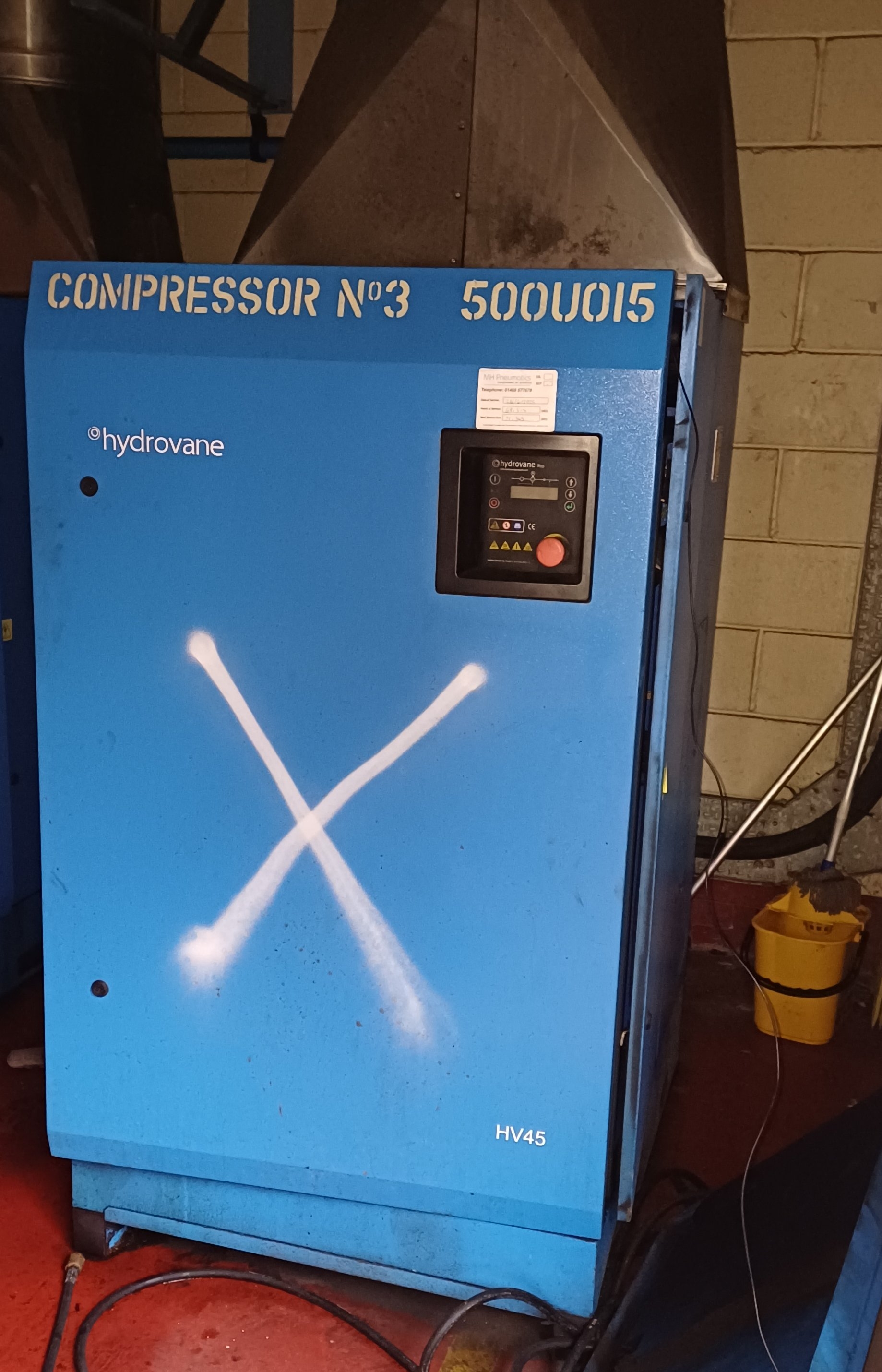 Gardner Denver Ltd Hydrovane HV45RS Rotary Compressor - IPP# 248314
