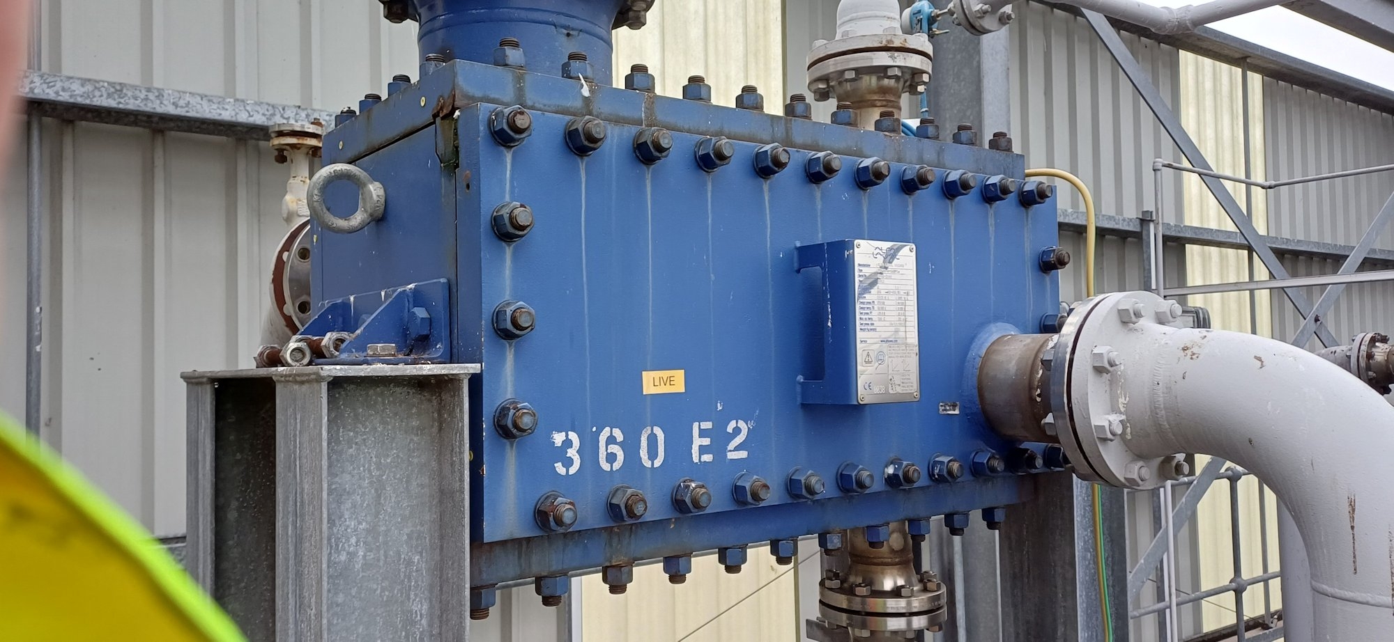 Stainless Steel 316L Alfa Laval CPK40-H-160Pls Compabloc Welded Plate Heat Exchanger - IPP# 248315