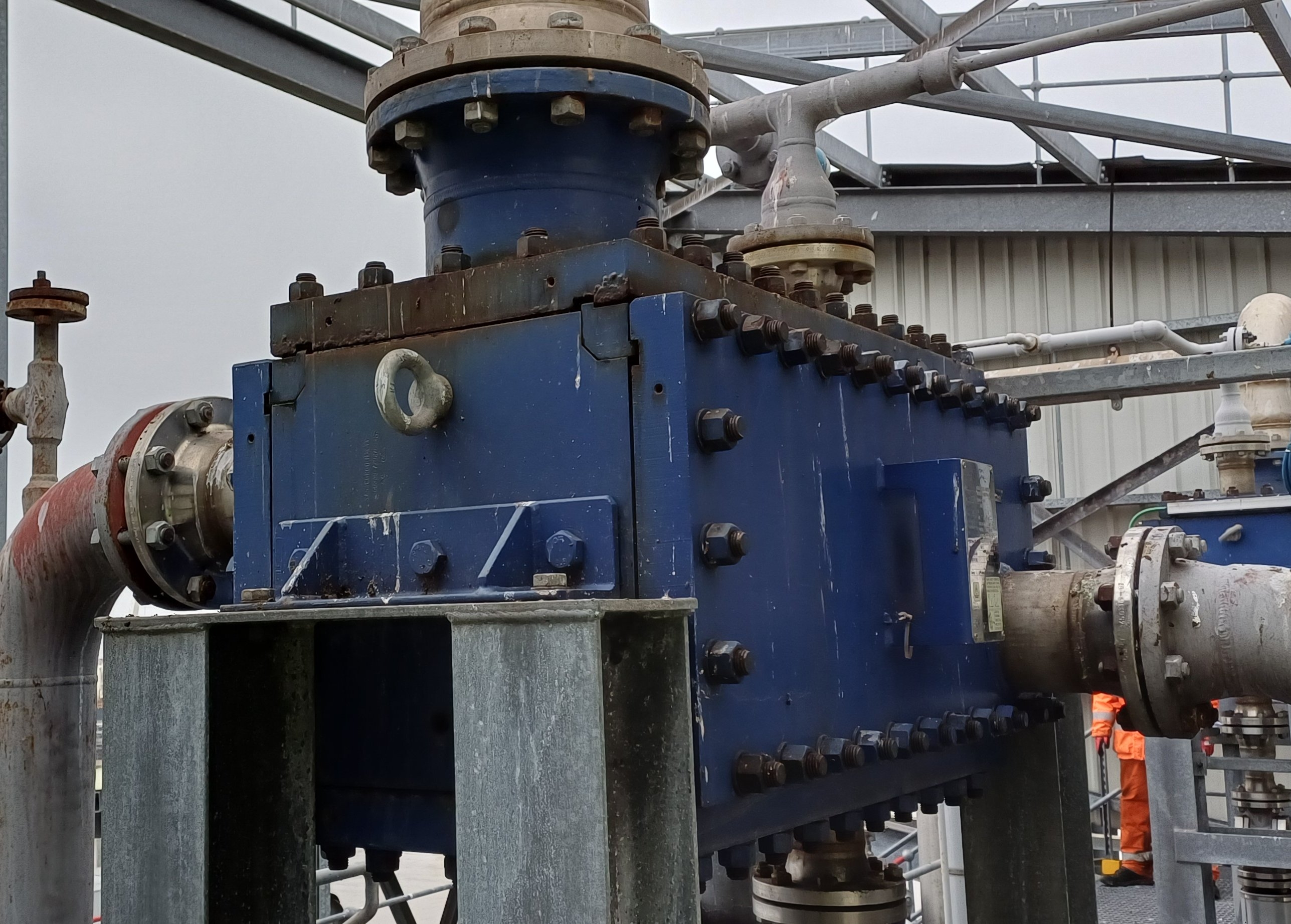 Stainless Steel 316L Alfa Laval CPK40-C-160Pls Compabloc Welded Plate Heat Exchanger - IPP# 248316