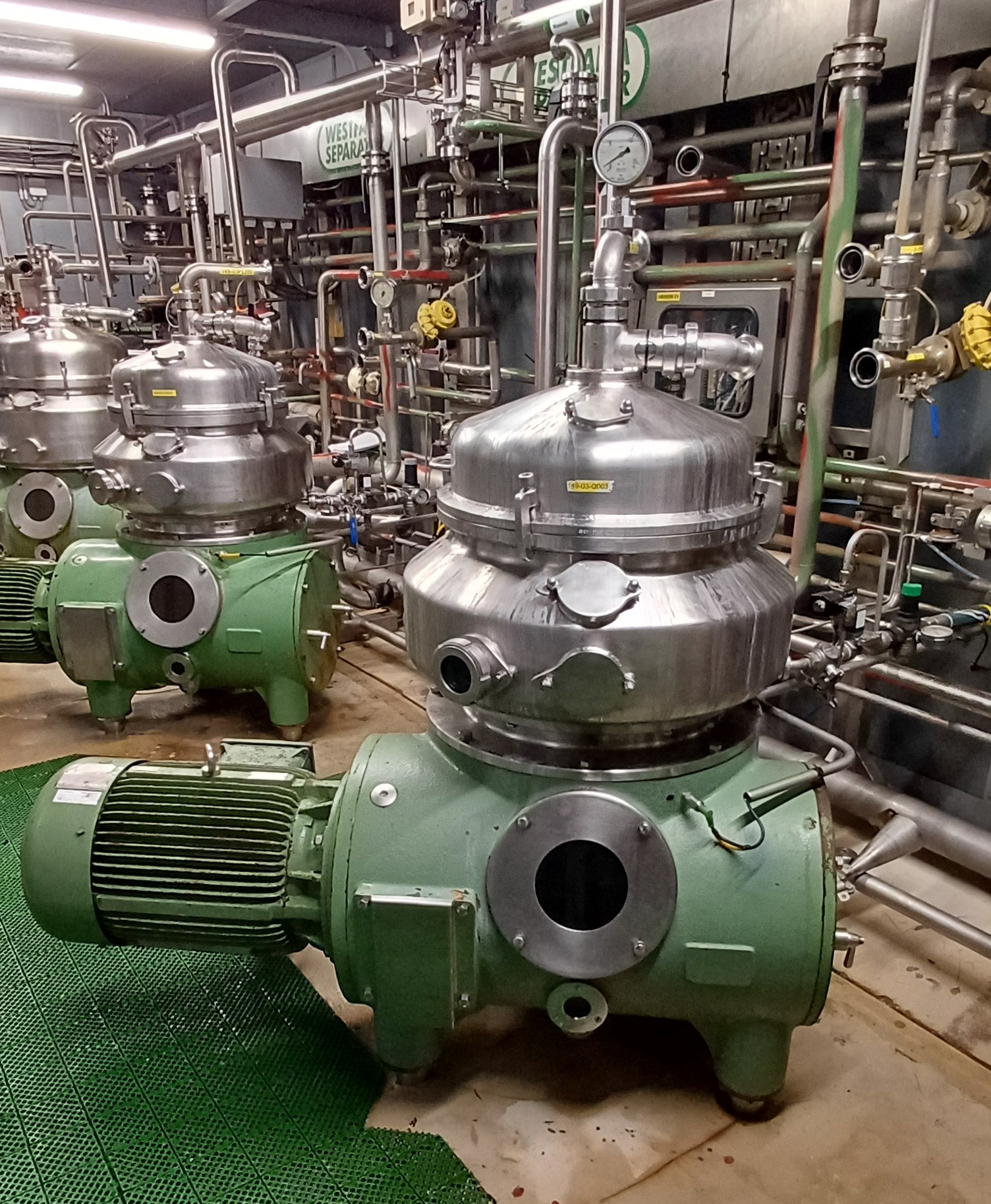 Stainless Steel 316L Westfalia HDB 75-76-016 Disc Bowl Centrifuge - IPP# 248457