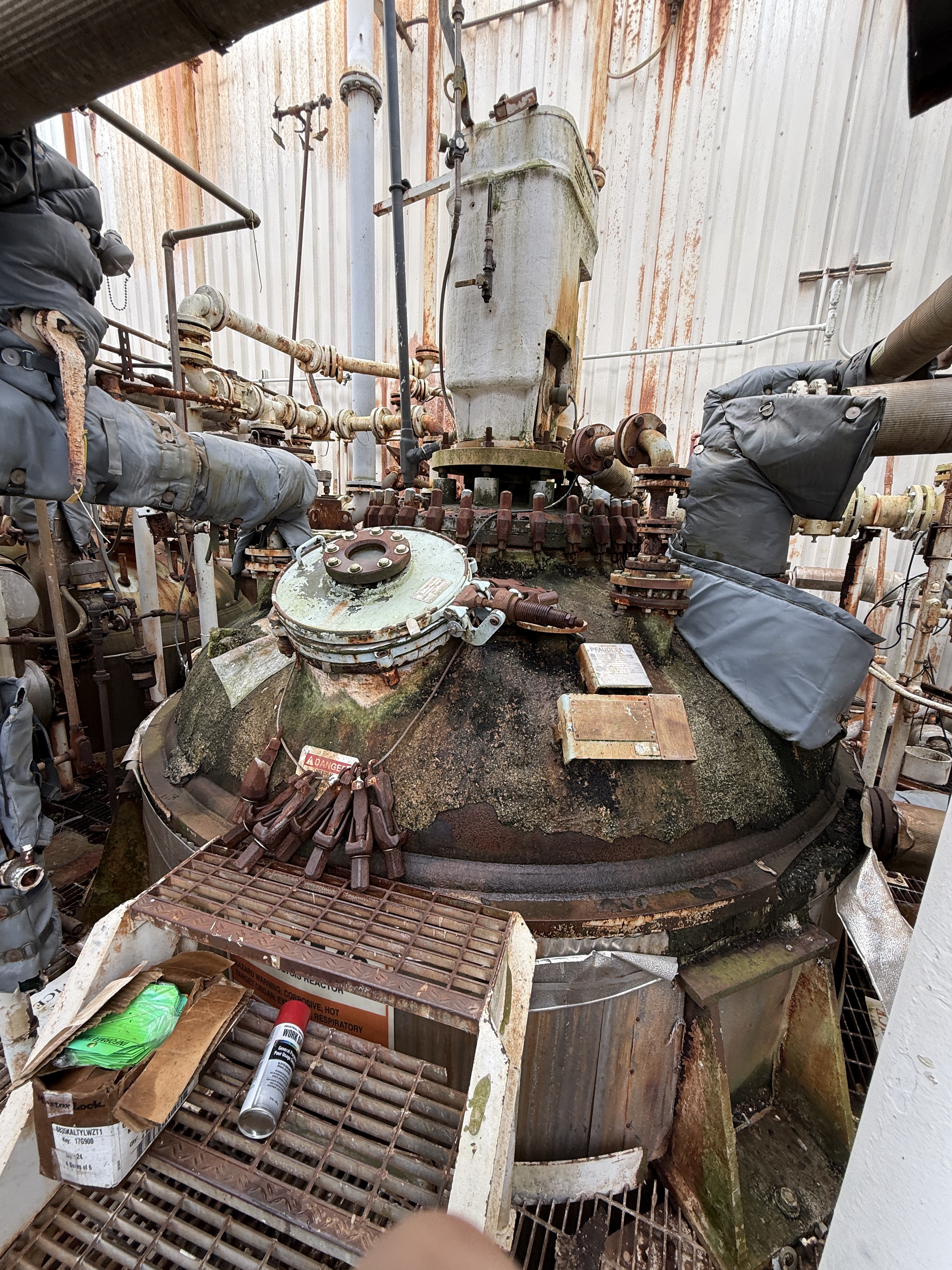 6,000 Gallon Glasslined Tycon Agitated Reactor - IPP# 248529