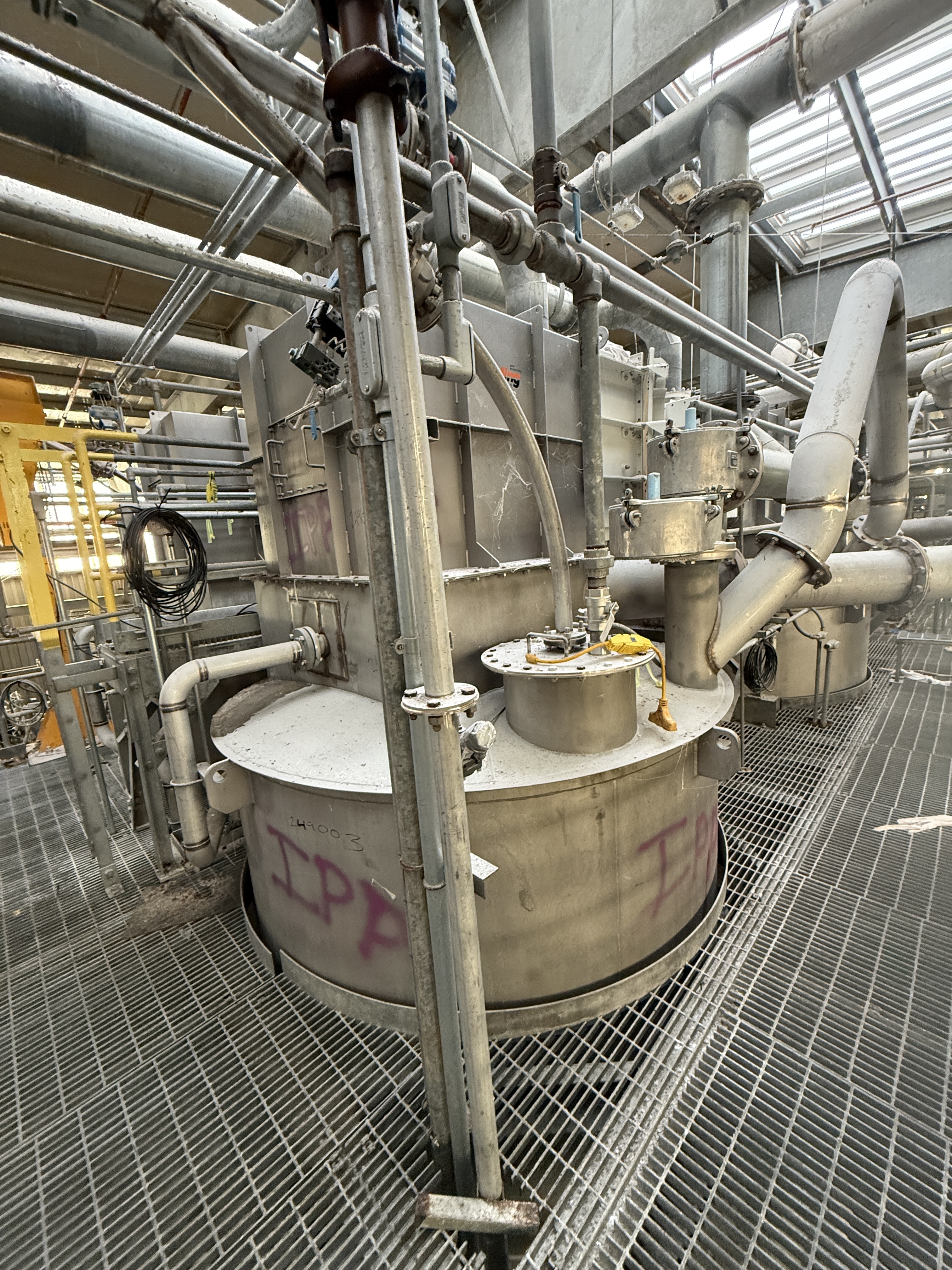 11,400 Gallon Stainless Steel 304 Tank with Dust Collector - IPP# 249003