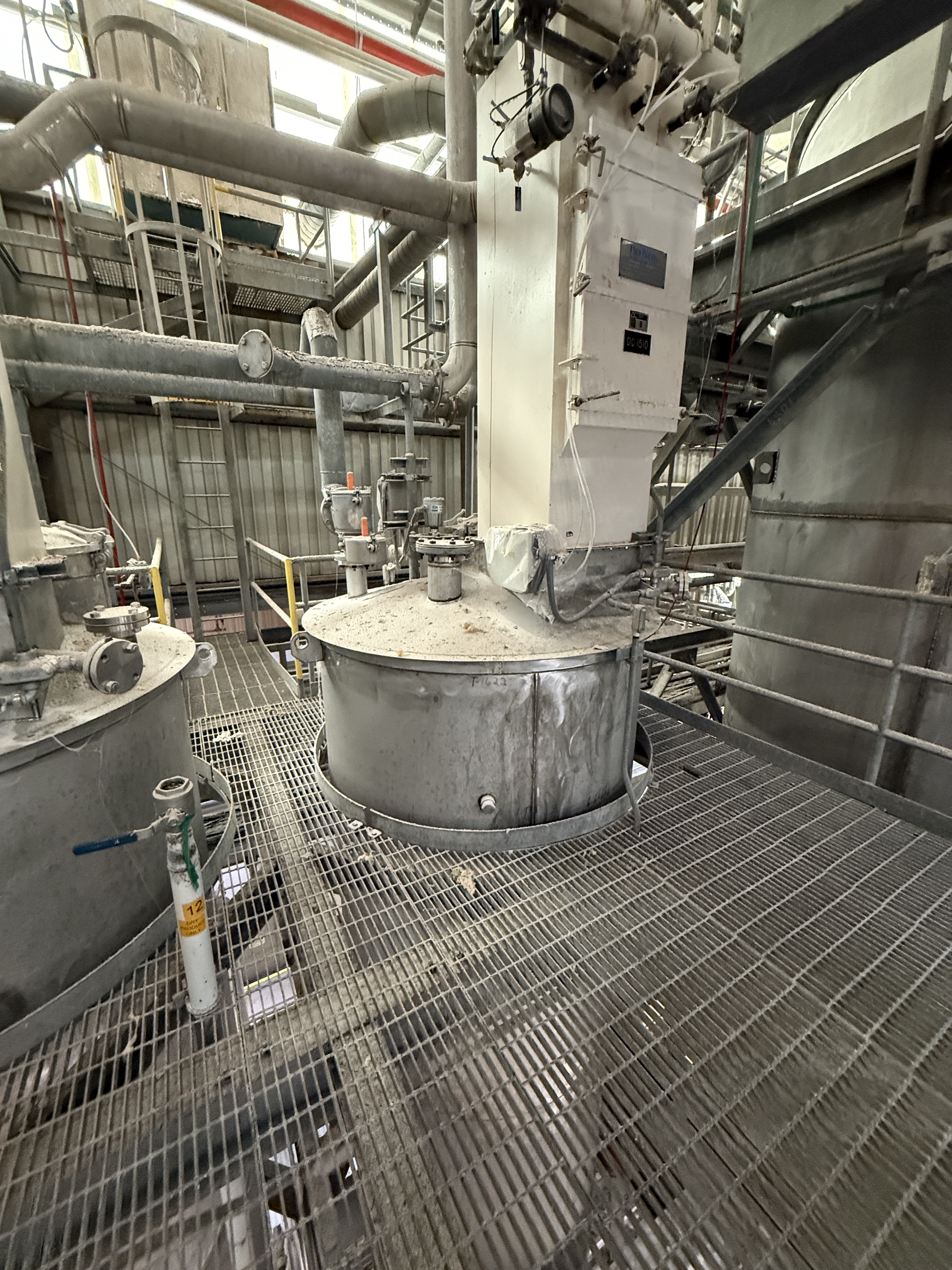 5,900 Gallon Stainless Steel 304 Silo with Dust Collector - IPP# 249002