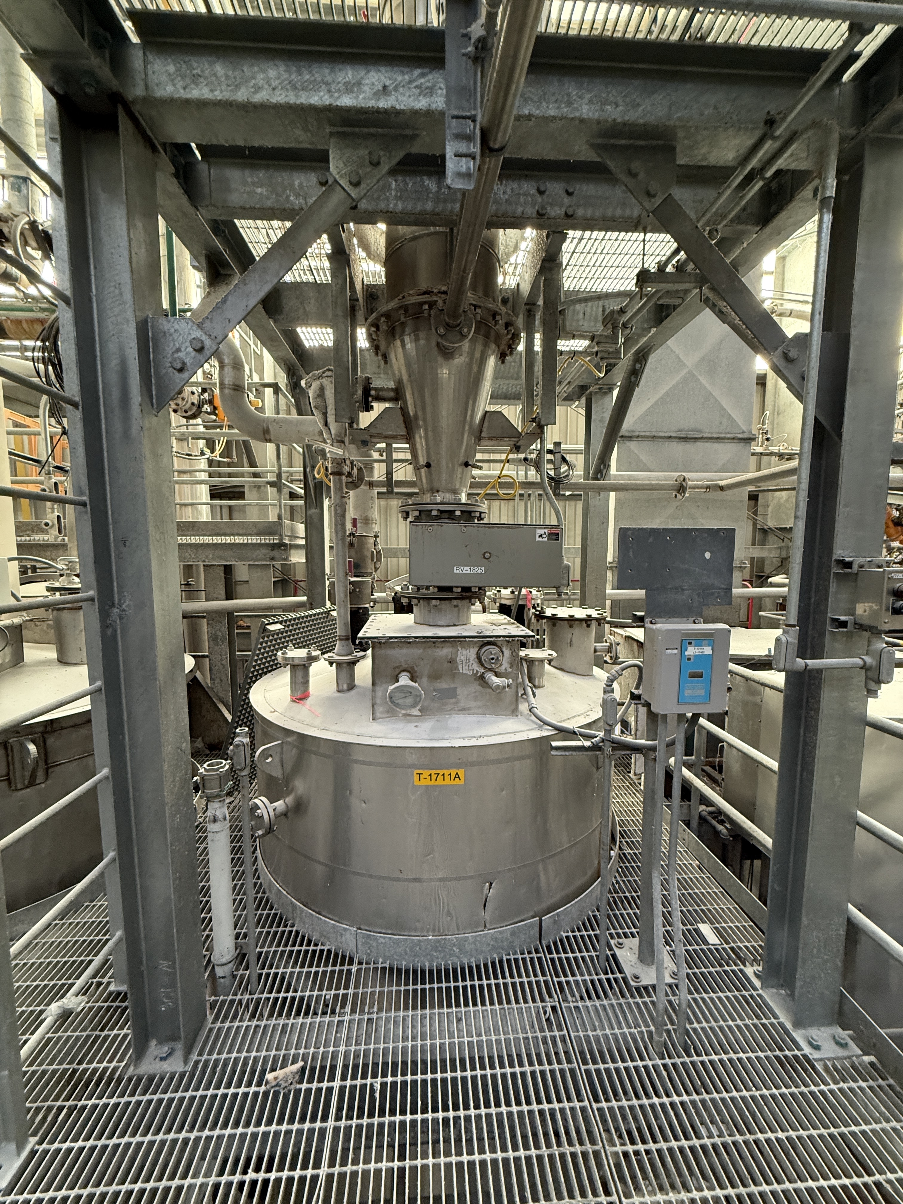 5,900 Gallon Stainless Steel 304 Tank with Dust Collector - IPP# 249007