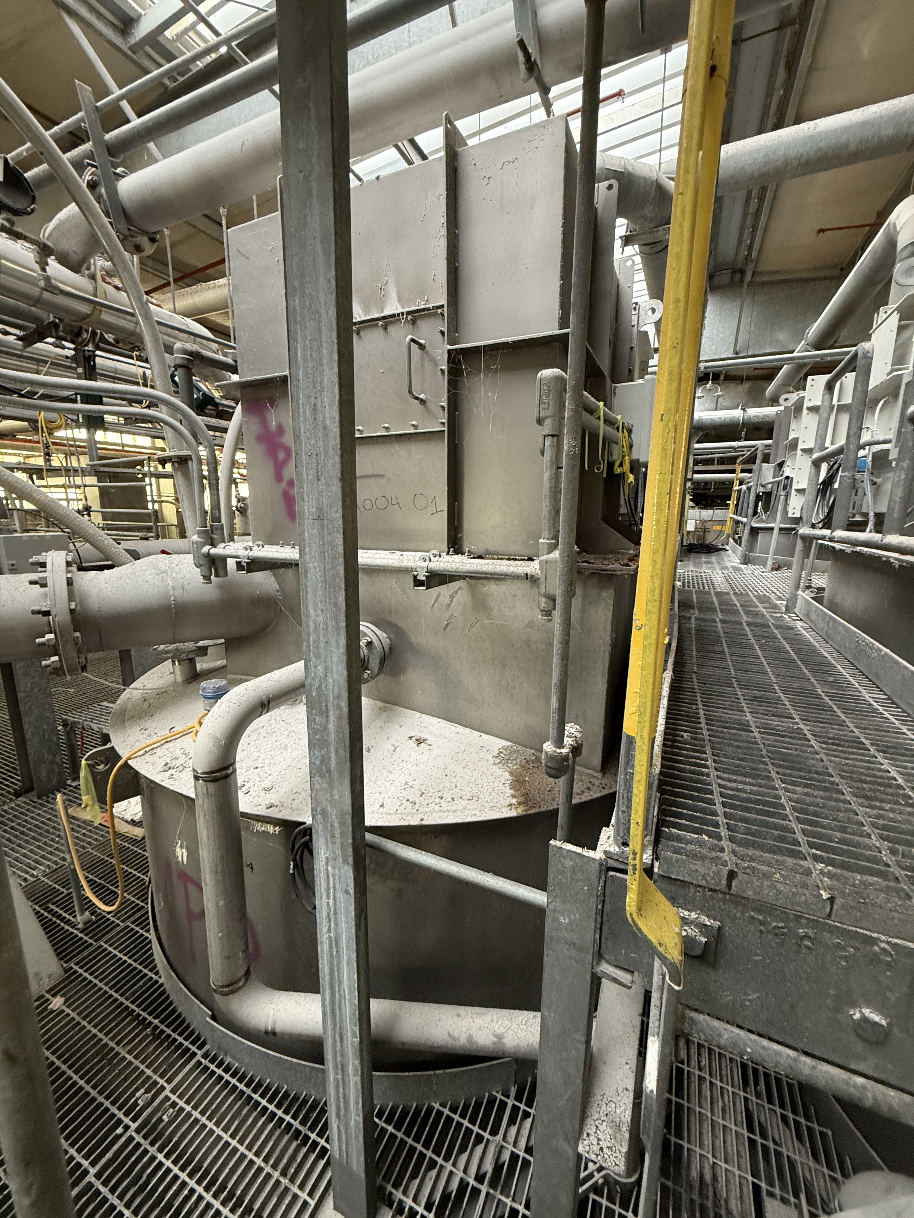 11,400 Gallon Stainless Steel 304 Tank with Dust Collector - IPP# 249004