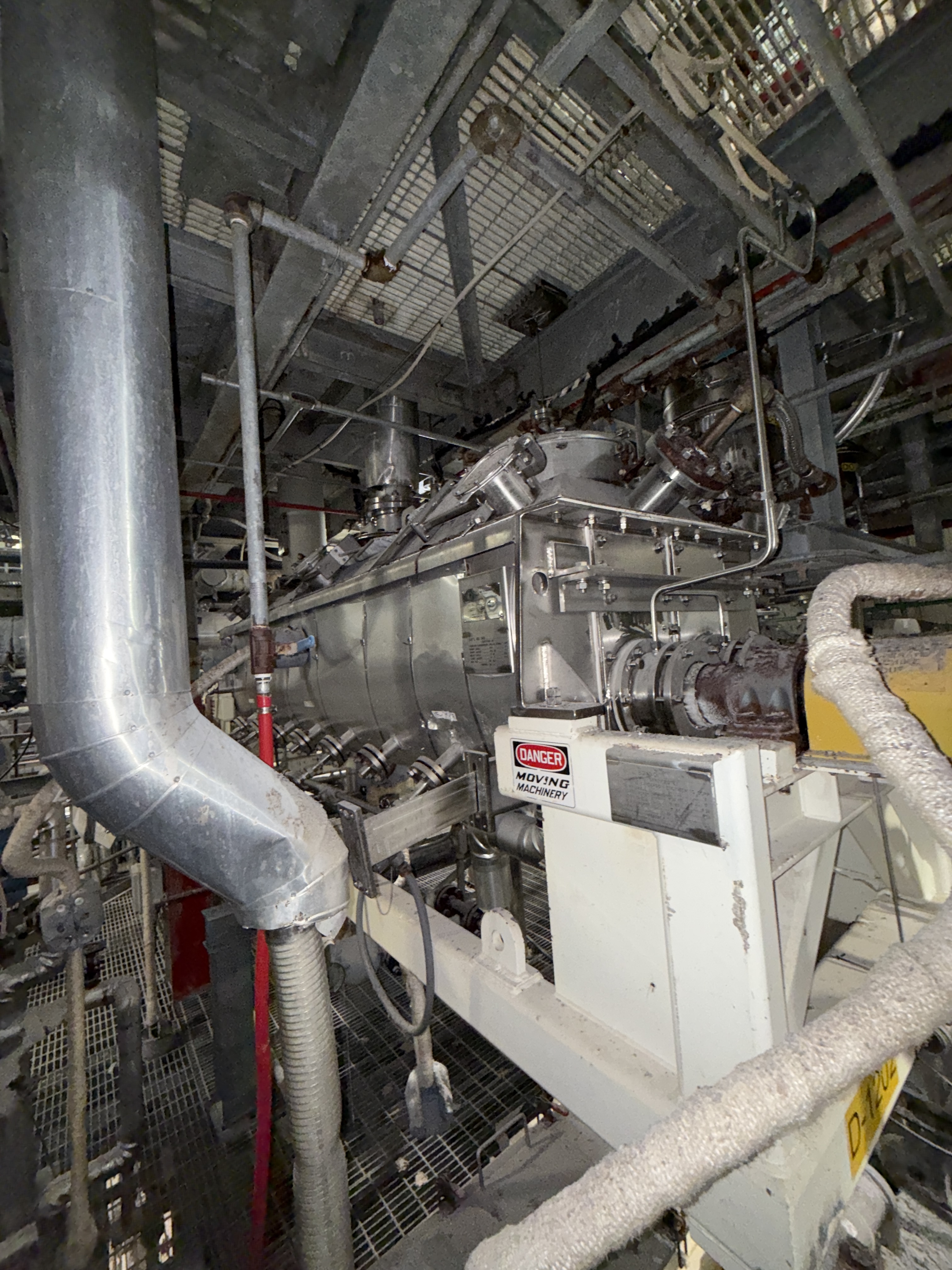 150 ft2 Nara Paddle Dryer NPD-4.3W-150 Stainless Steel 316L - IPP# 249015