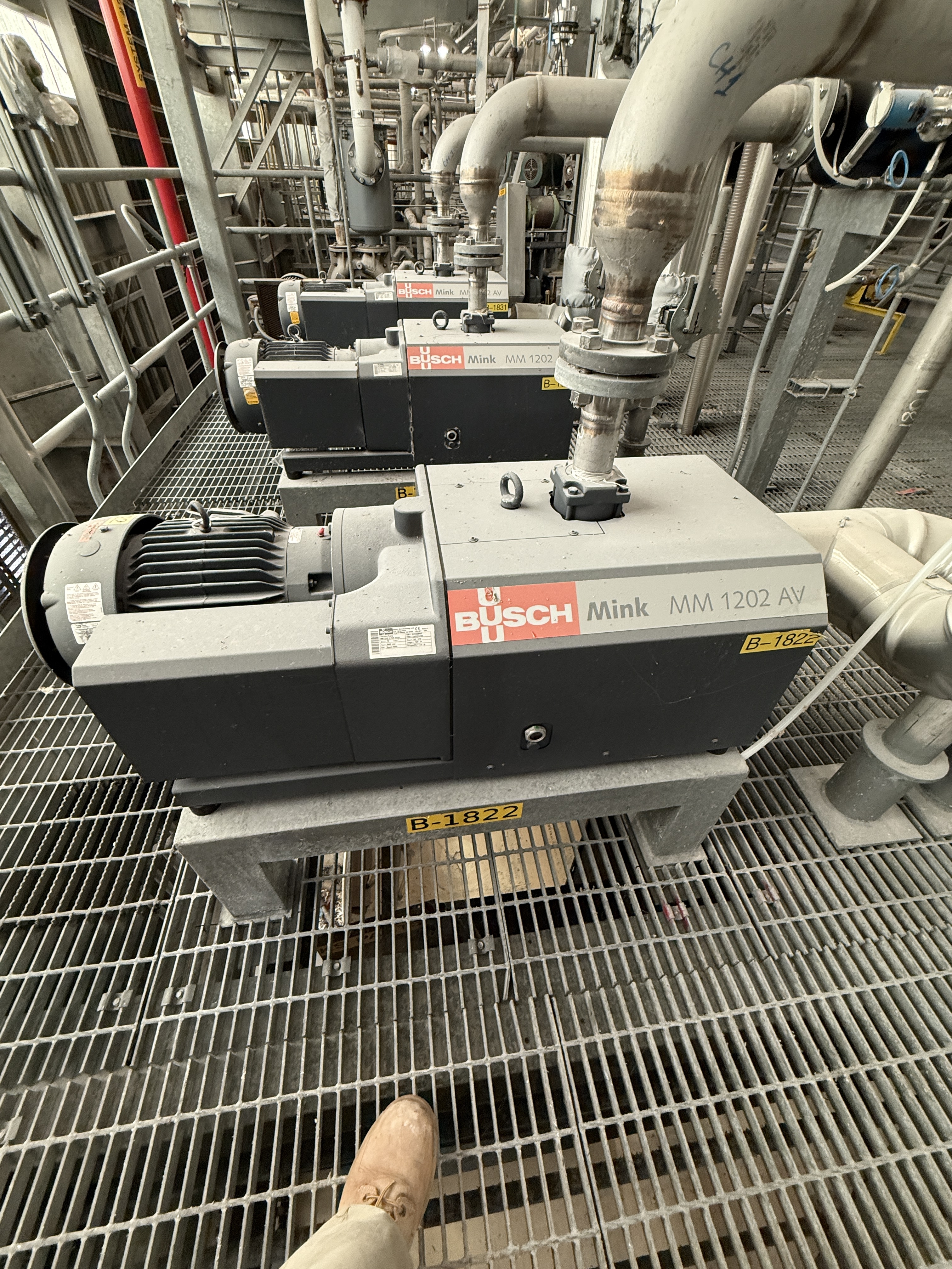 Busch 142 CFM Mink MM 1202 A VV6 Vacuum Pump - IPP# 249018