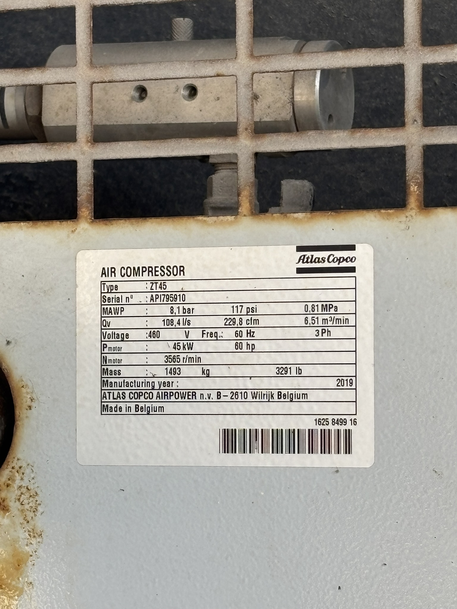 Centrifugal Compressor - IPP# 249441