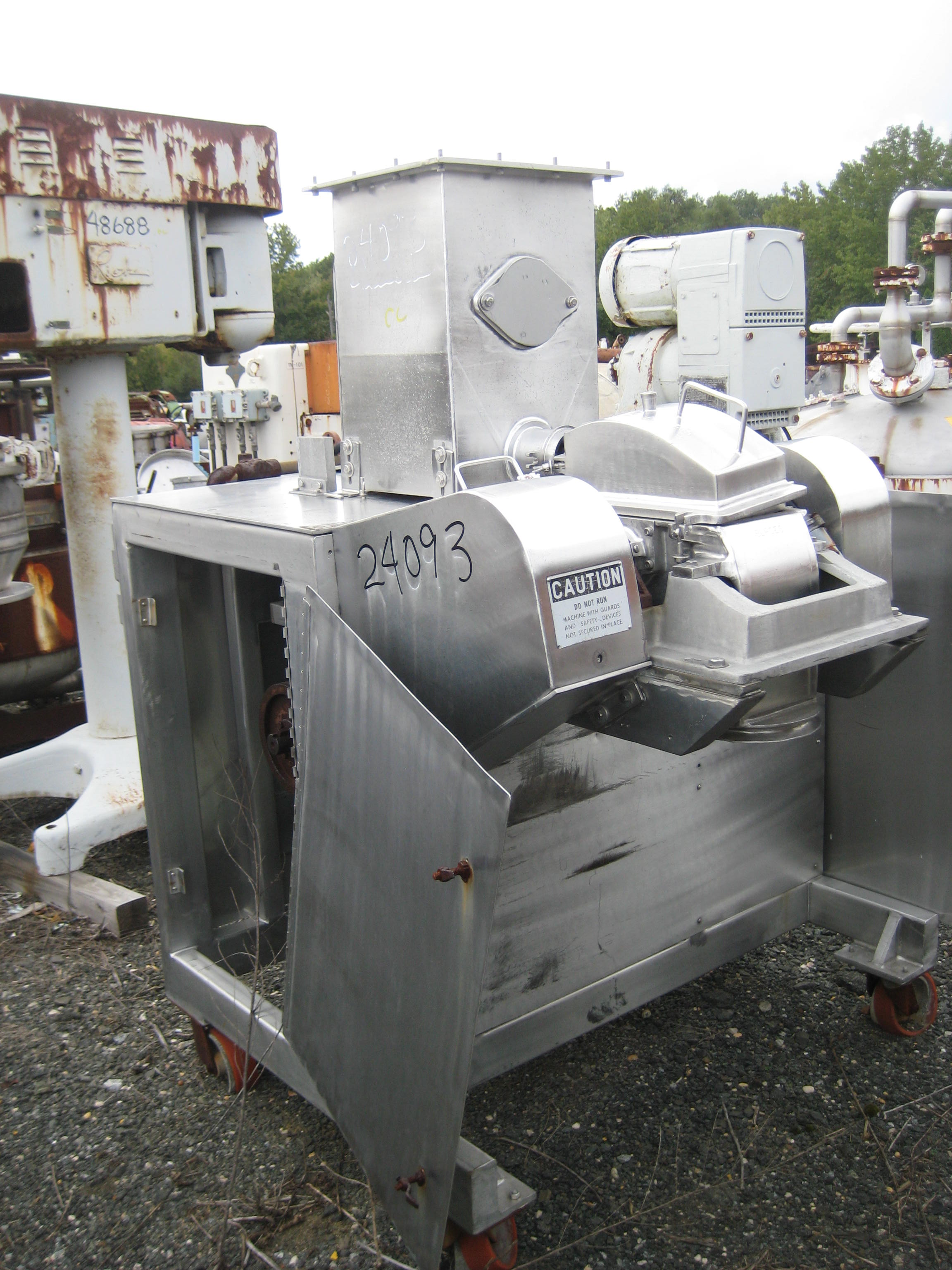 IPP# 24093, 7.5 kW (10 HP)  Stainless Steel 304 Hammer Pulverizer For Sale