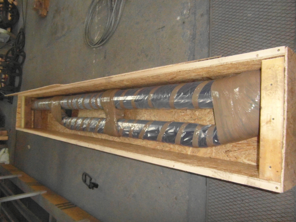 Pfaudler Glasslined D-Baffle for 6,000-Gal Vessels – 6.6″ Dia × 155″ L - IPP# 240015