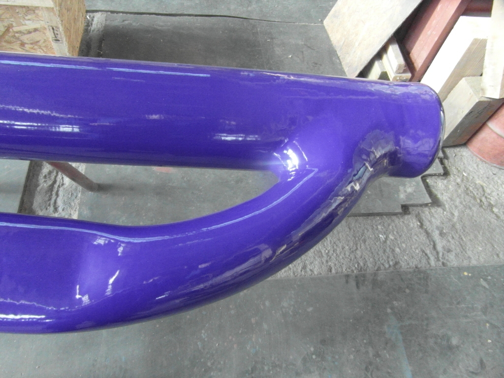 Pfaudler Glasslined D-Baffle for 6,000-Gal Vessels – 6.6″ Dia × 155″ L - IPP# 240015