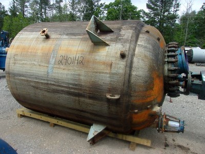 IPP# 240142, 7,571 L (2,000 gallons)  Glasslined Batch-Type Agitated Reactor For Sale