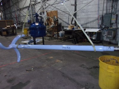 IPP# 240155, 1,893 L (500 gallons)  Glasslined Agitator Glass Lined Parts For Sale