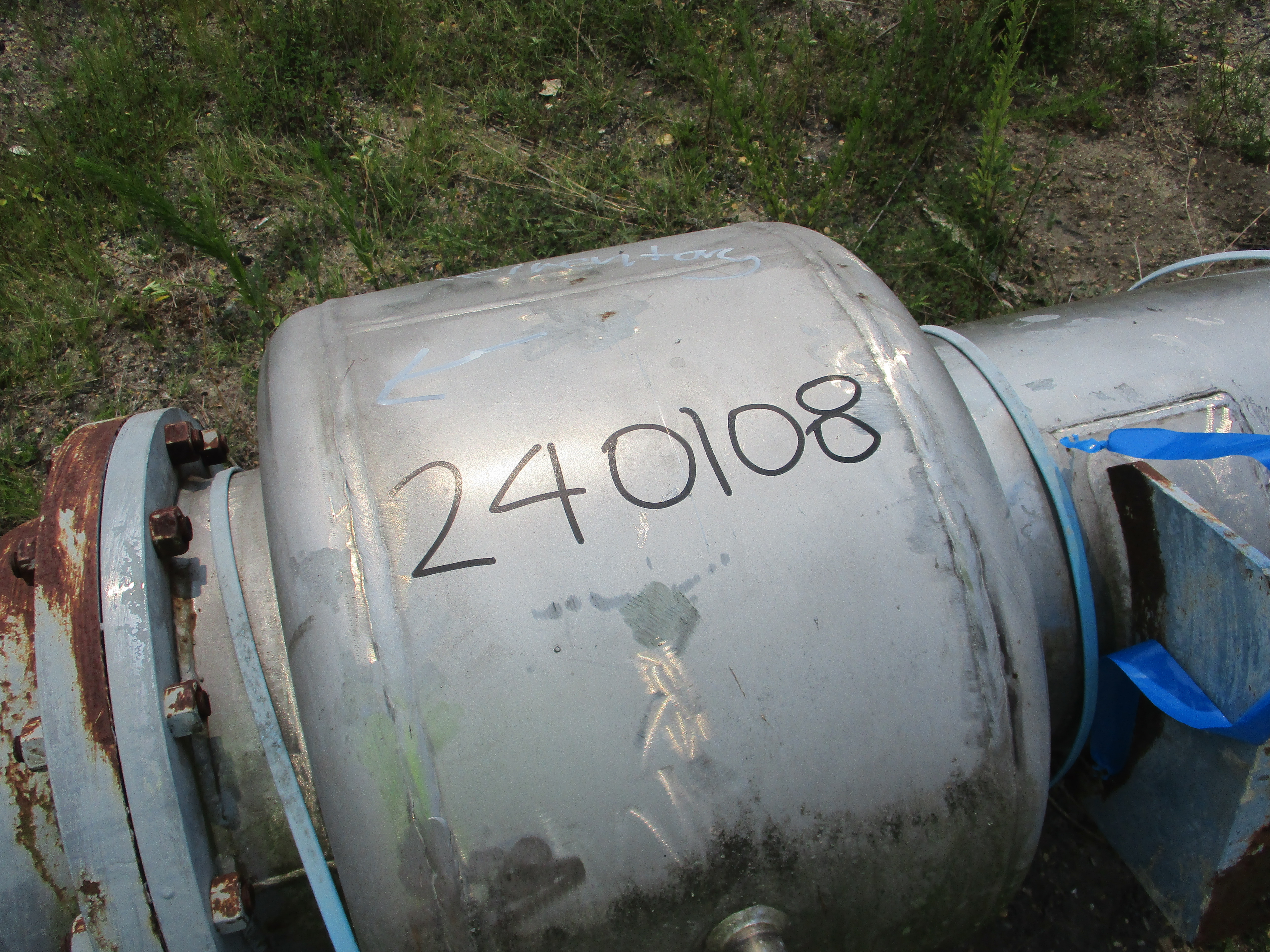 IPP# 240108, 19.5 m² (210 ft²)  Stainless Steel 316 Shell and Tube Heat Exchanger For Sale