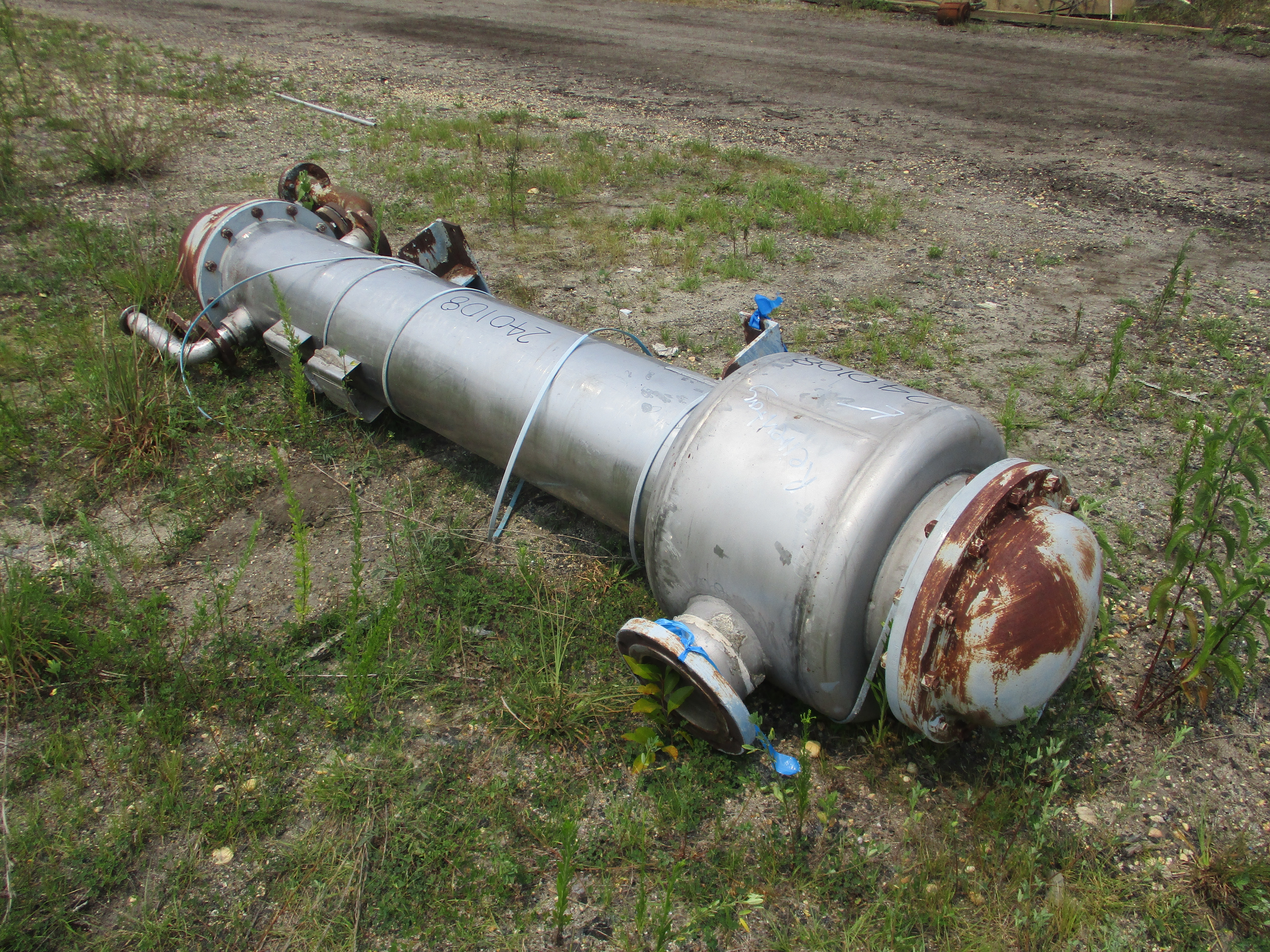 IPP# 240108, 19.5 m² (210 ft²)  Stainless Steel 316 Shell and Tube Heat Exchanger For Sale