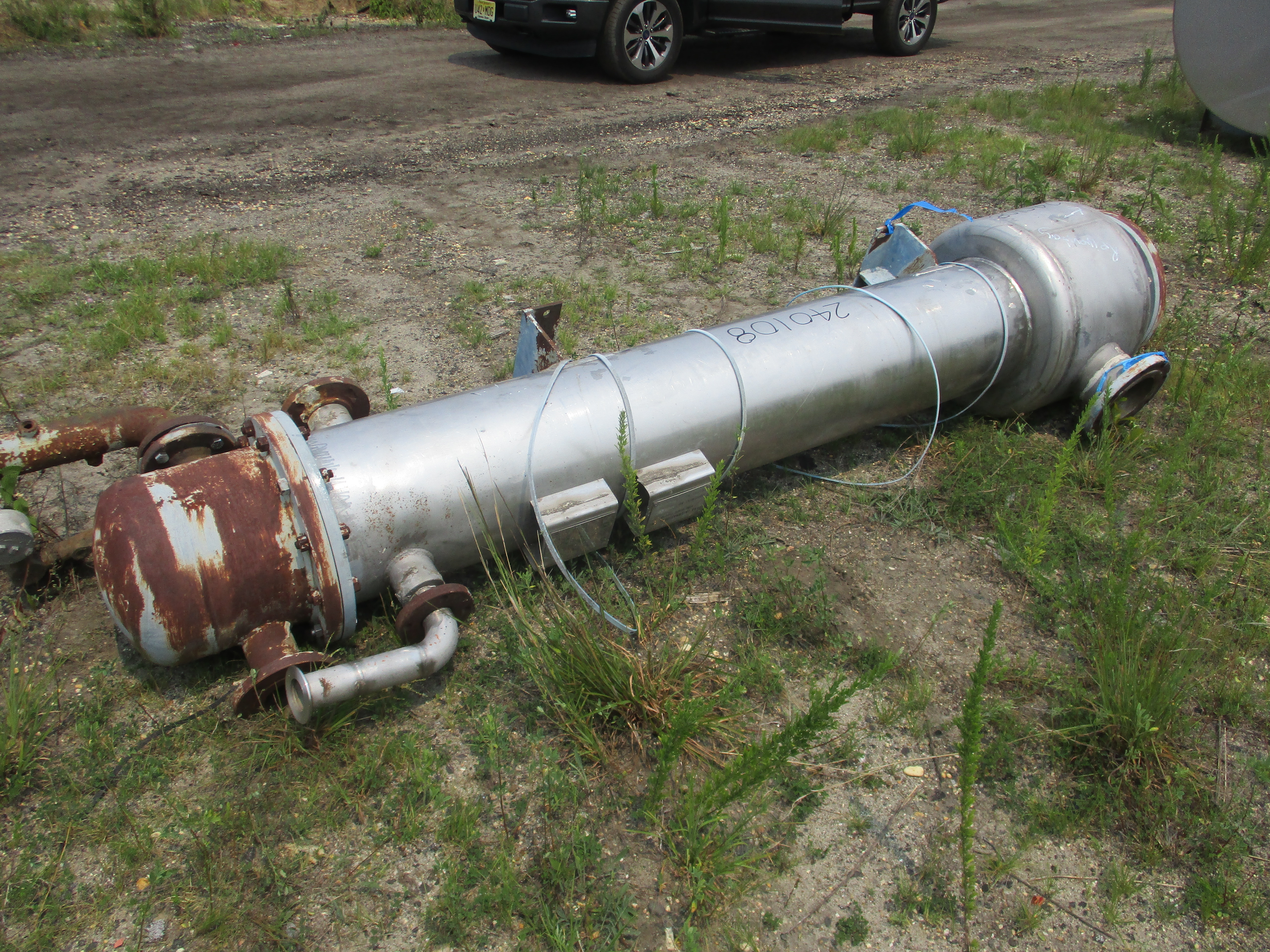 IPP# 240108, 19.5 m² (210 ft²)  Stainless Steel 316 Shell and Tube Heat Exchanger For Sale