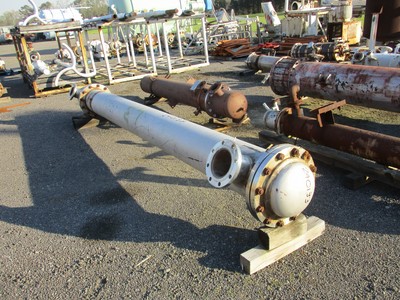 IPP# 240133, 24.9 m² (268 ft²)  Stainless Steel 316 Shell and Tube Heat Exchanger For Sale