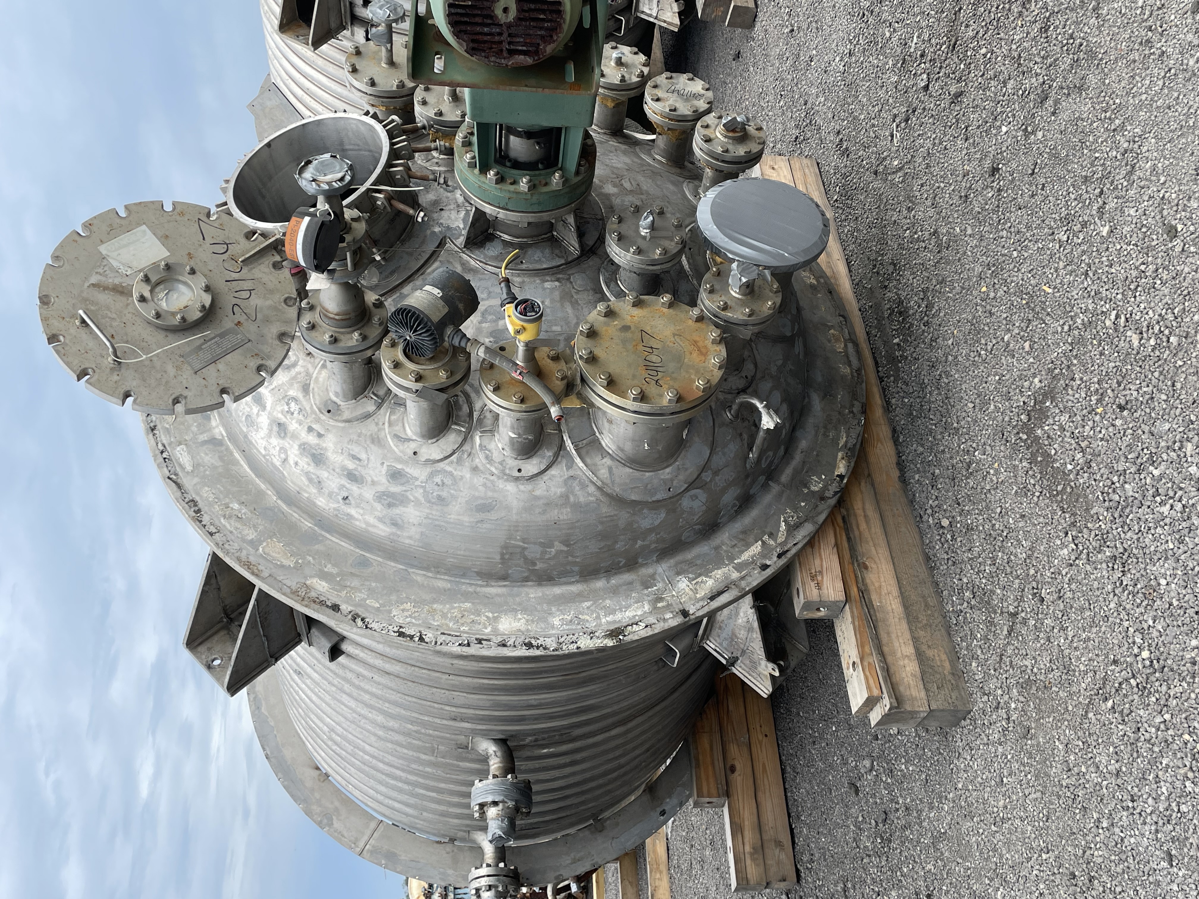  Batch-Type Agitated Reactor 7,550 L (2,000 gallons) Stainless Steel 316 For Sale - IPP# 241047