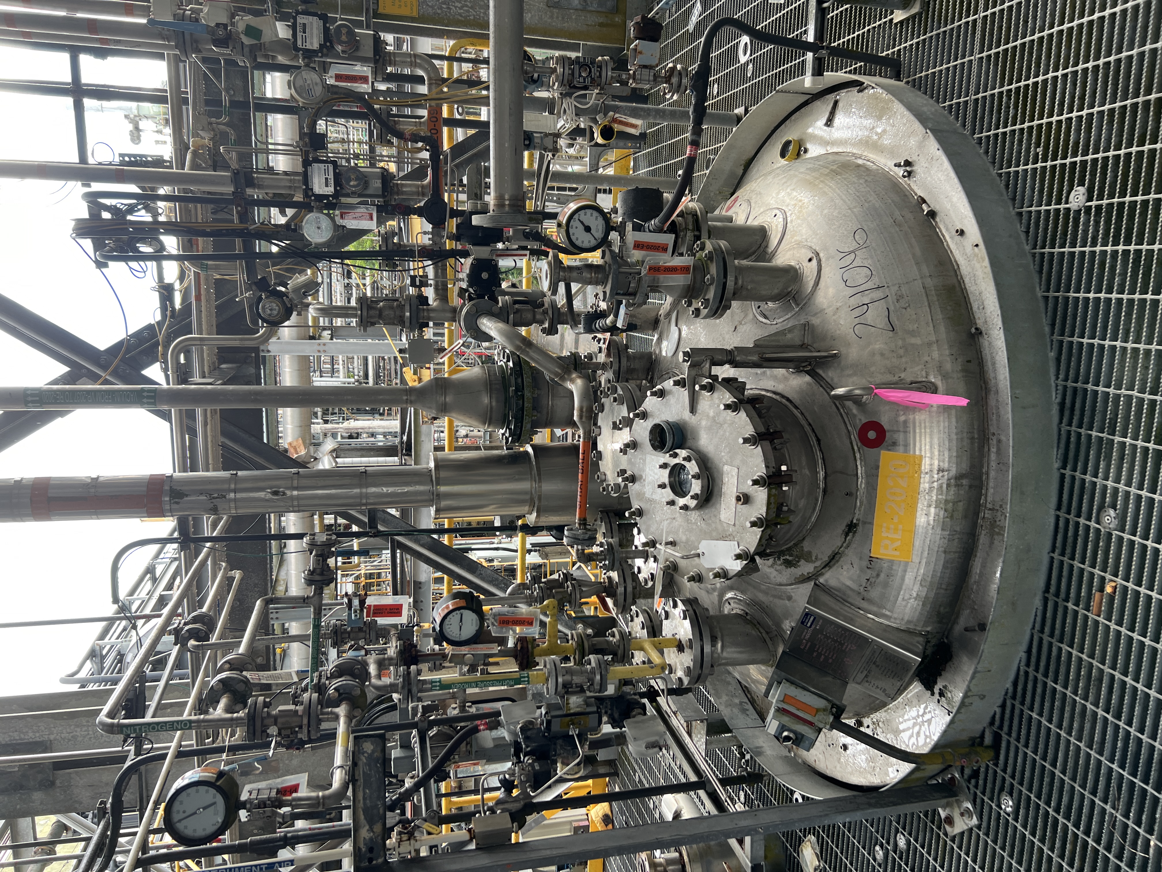  Batch-Type Agitated Reactor 7,550 L (2,000 gallons) Stainless Steel 316 For Sale - IPP# 241046