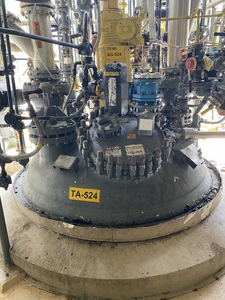 IPP# 241028, 7,571 L (2,000 gallons)  Glasslined Batch-Type Agitated Reactor For Sale