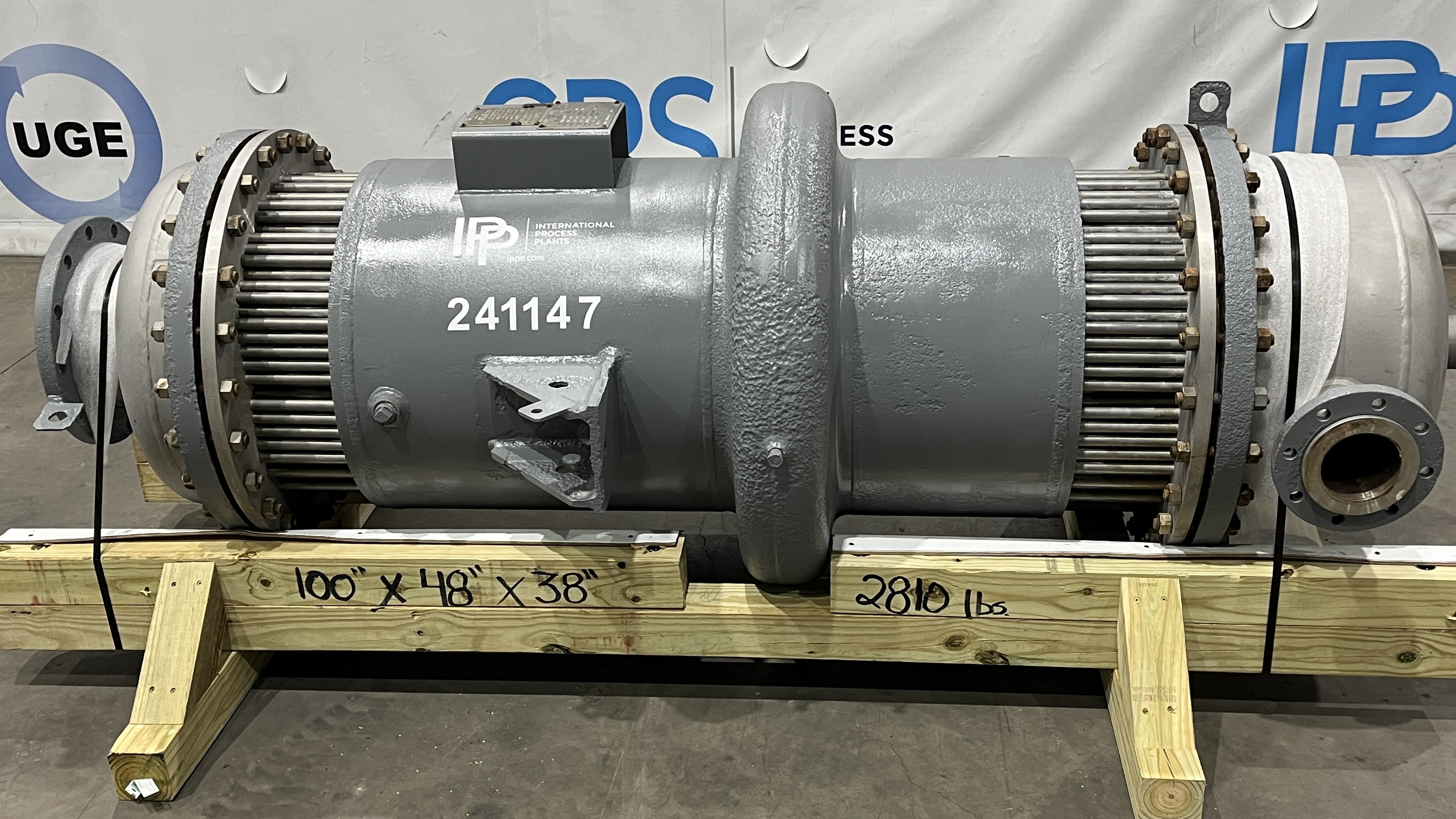 Hastelloy - C276 Atlas Industrial Shell and Tube Heat Exchanger - IPP# 241147