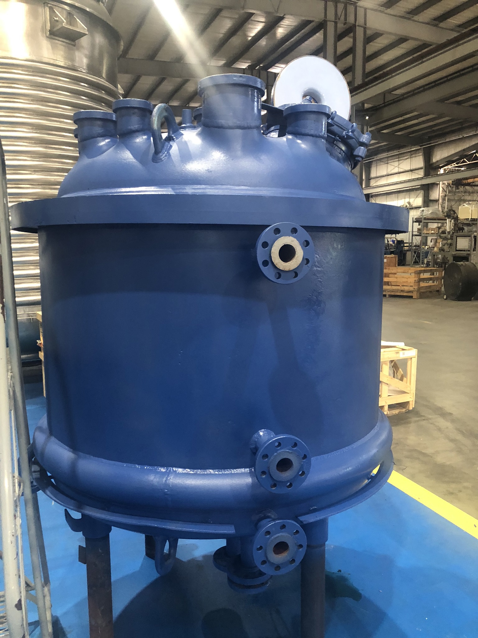 IPP# 241119, 1,136 L (300 gallons)  Glasslined Batch-Type Agitated Reactor For Sale