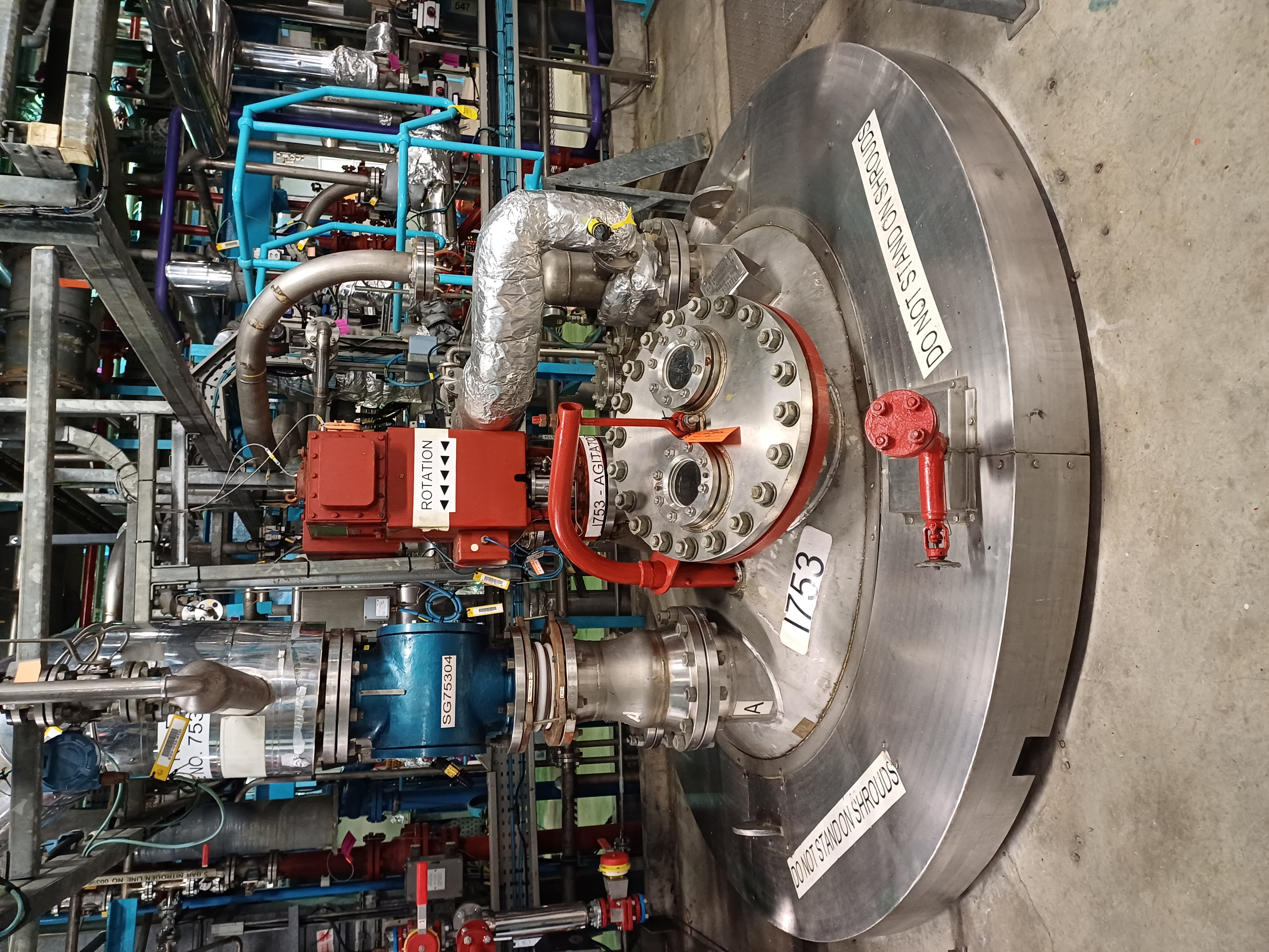 Stainless Steel 316L James Bendall & Sons Ltd Batch-Type Agitated Reactor - IPP# 242470
