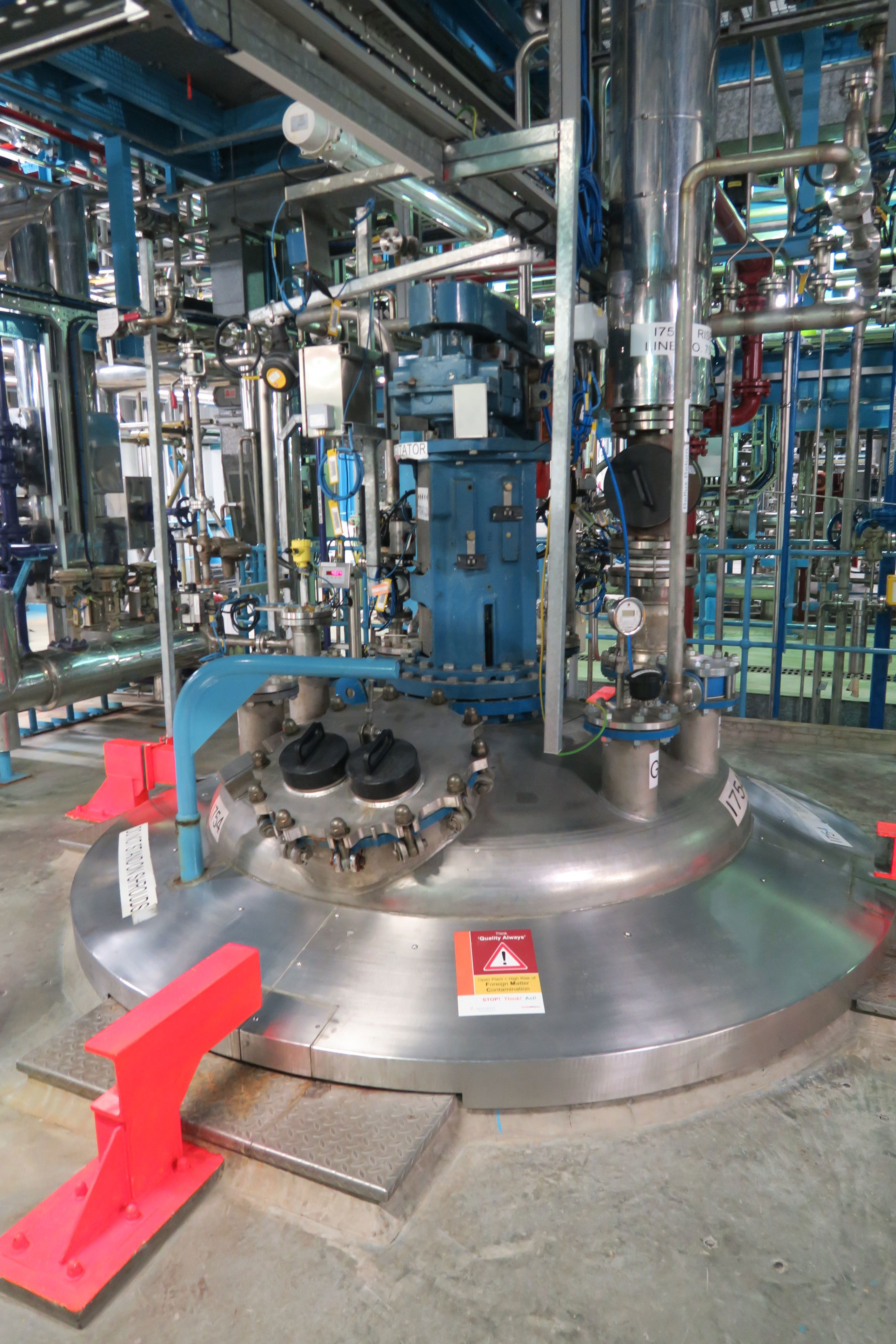 Stainless Steel 316L Robert Sanderson & Sons Ltd Batch-Type Agitated Reactor - IPP# 242476