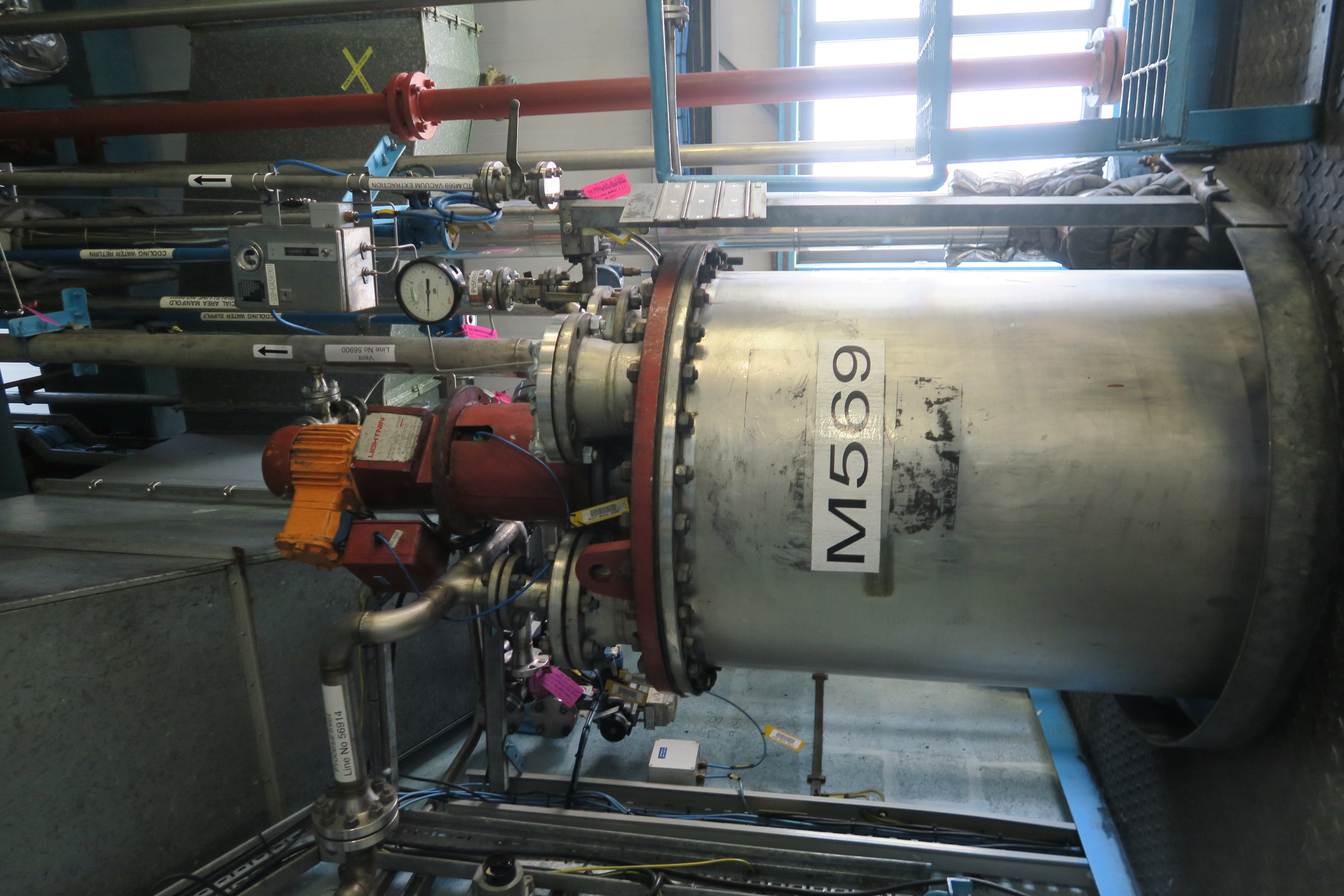 Stainless Steel 316L Isaac Webster and Sons Ltd Agitated Tank - IPP# 242564