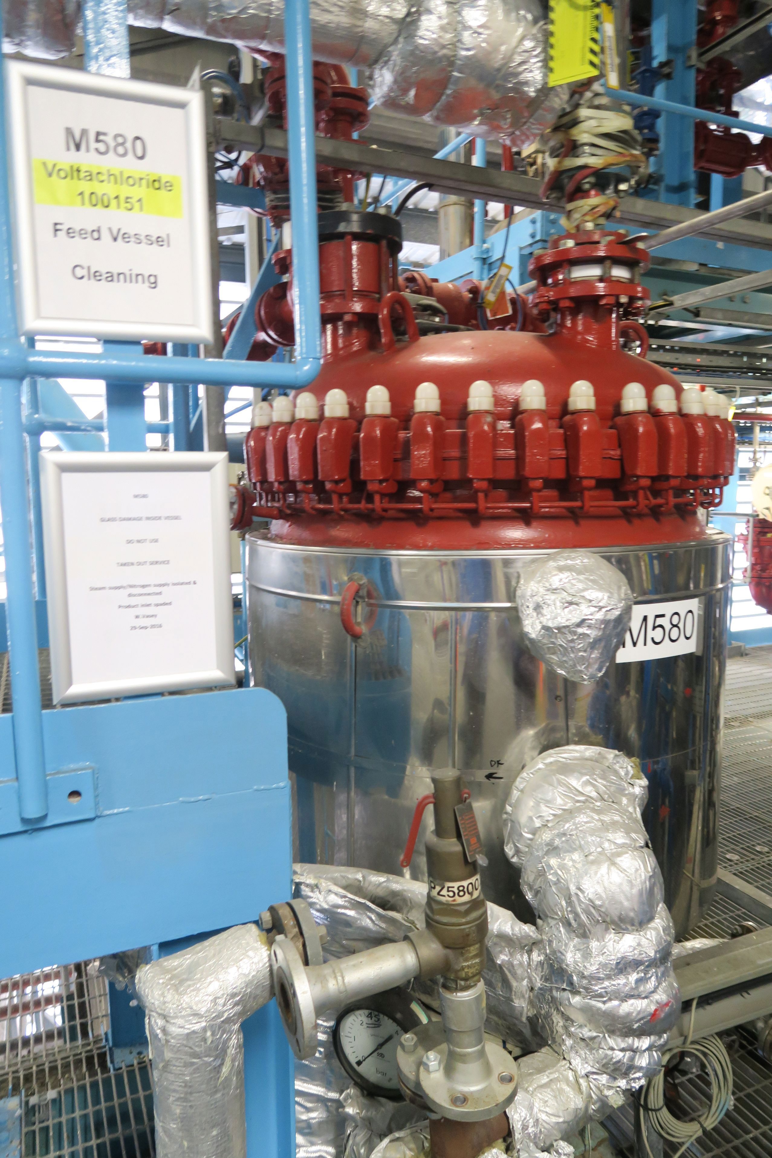 Glasslined Pfaudler Jacketed Tank - IPP# 242572