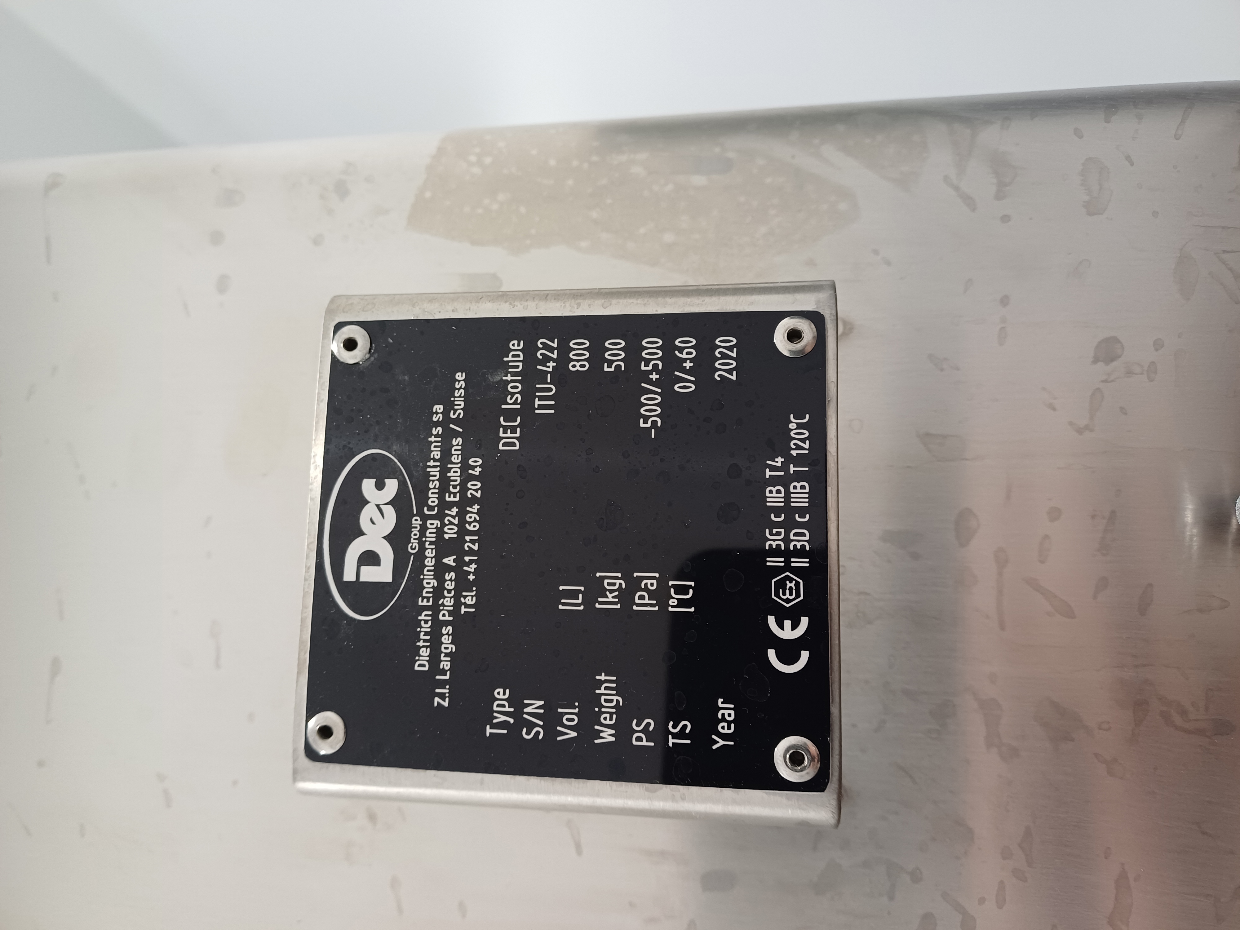 Stainless Steel 316L DEC ISOTUBE isolator glovebox & drum discharge unit with drum tipper drum dumper- Pharma - IPP# 242574