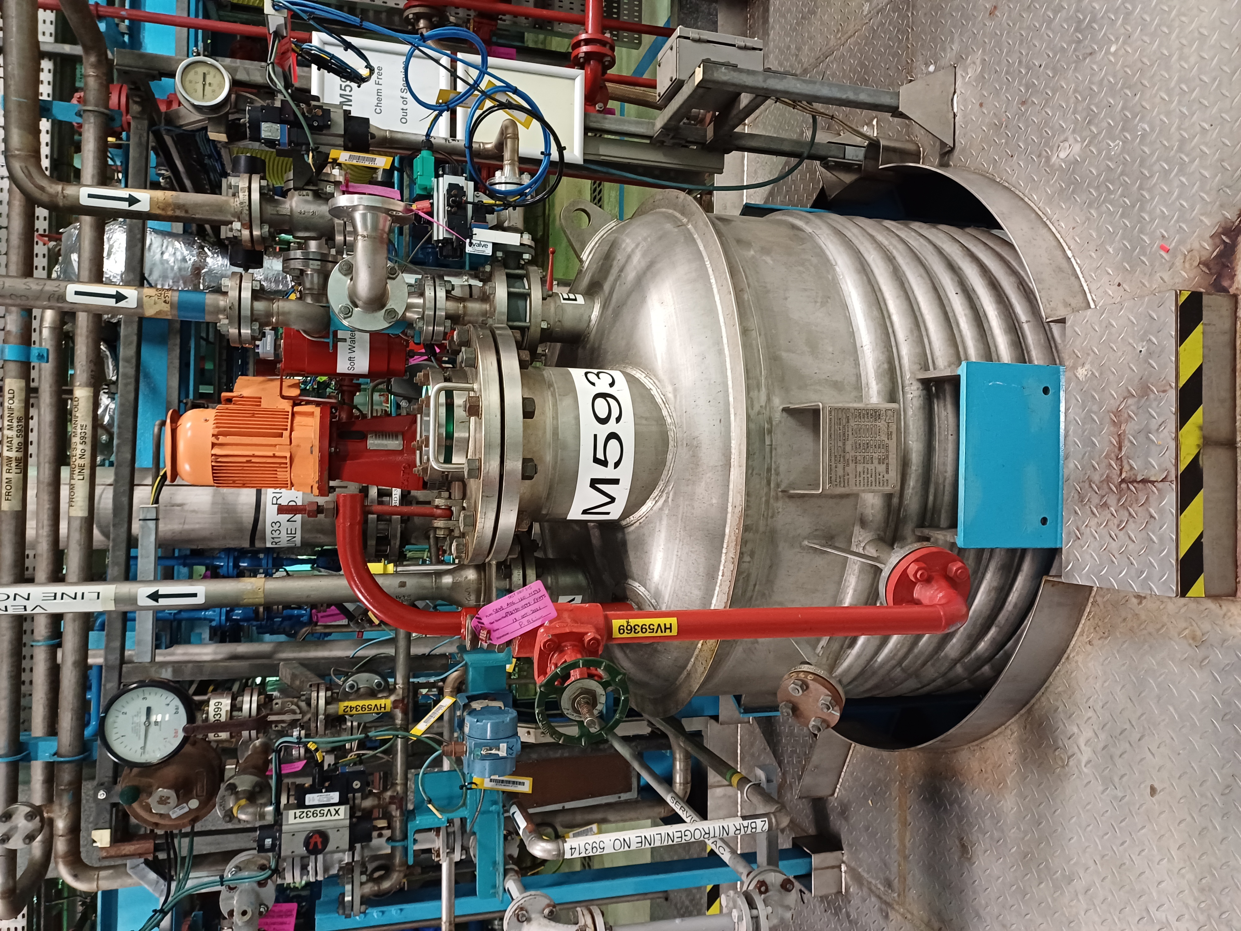 Stainless Steel 316L Isaac Webster and Sons Ltd Off Center Agitated Jacketed Tank - IPP# 242581