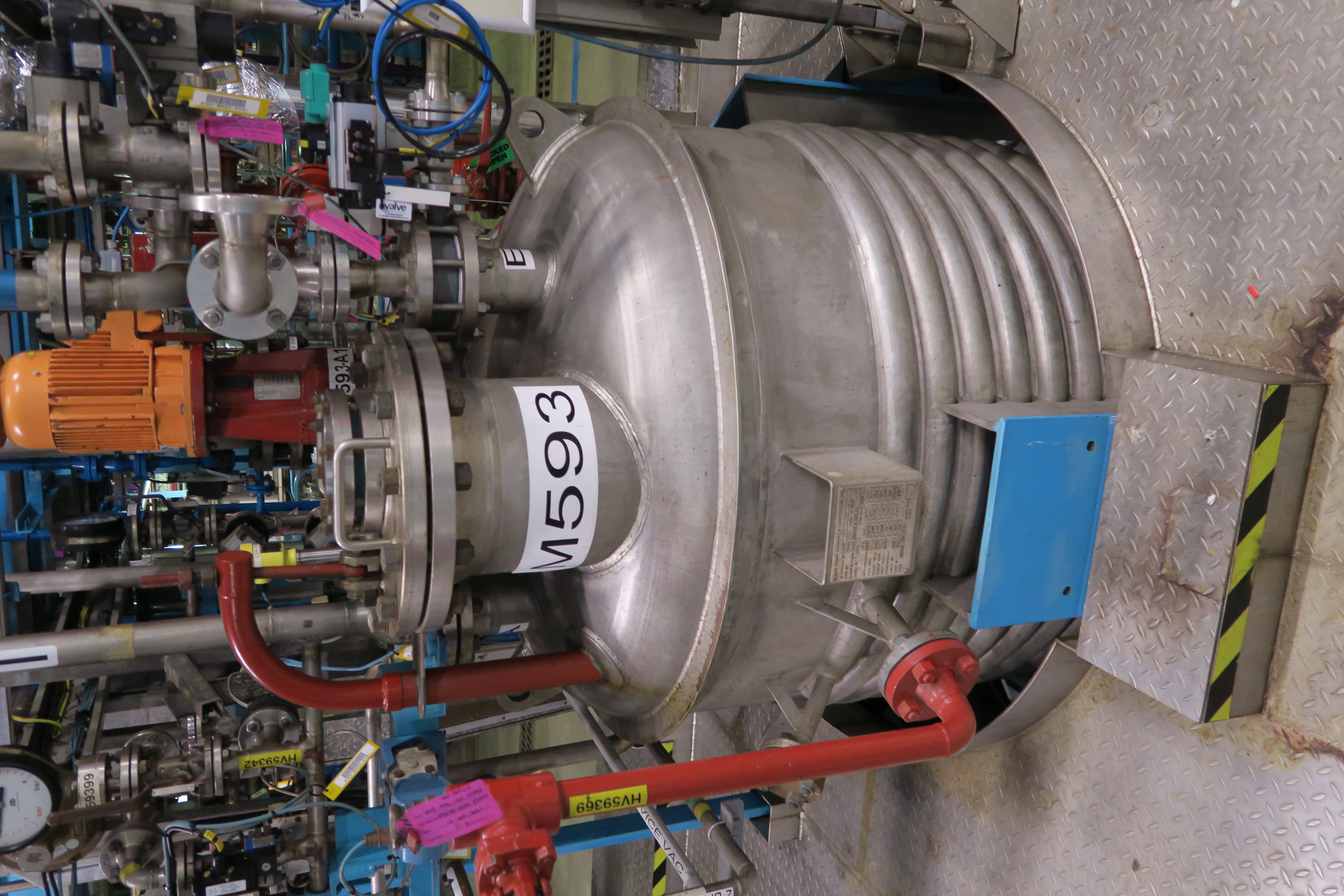 Stainless Steel 316L Isaac Webster and Sons Ltd Off Center Agitated Jacketed Tank - IPP# 242581
