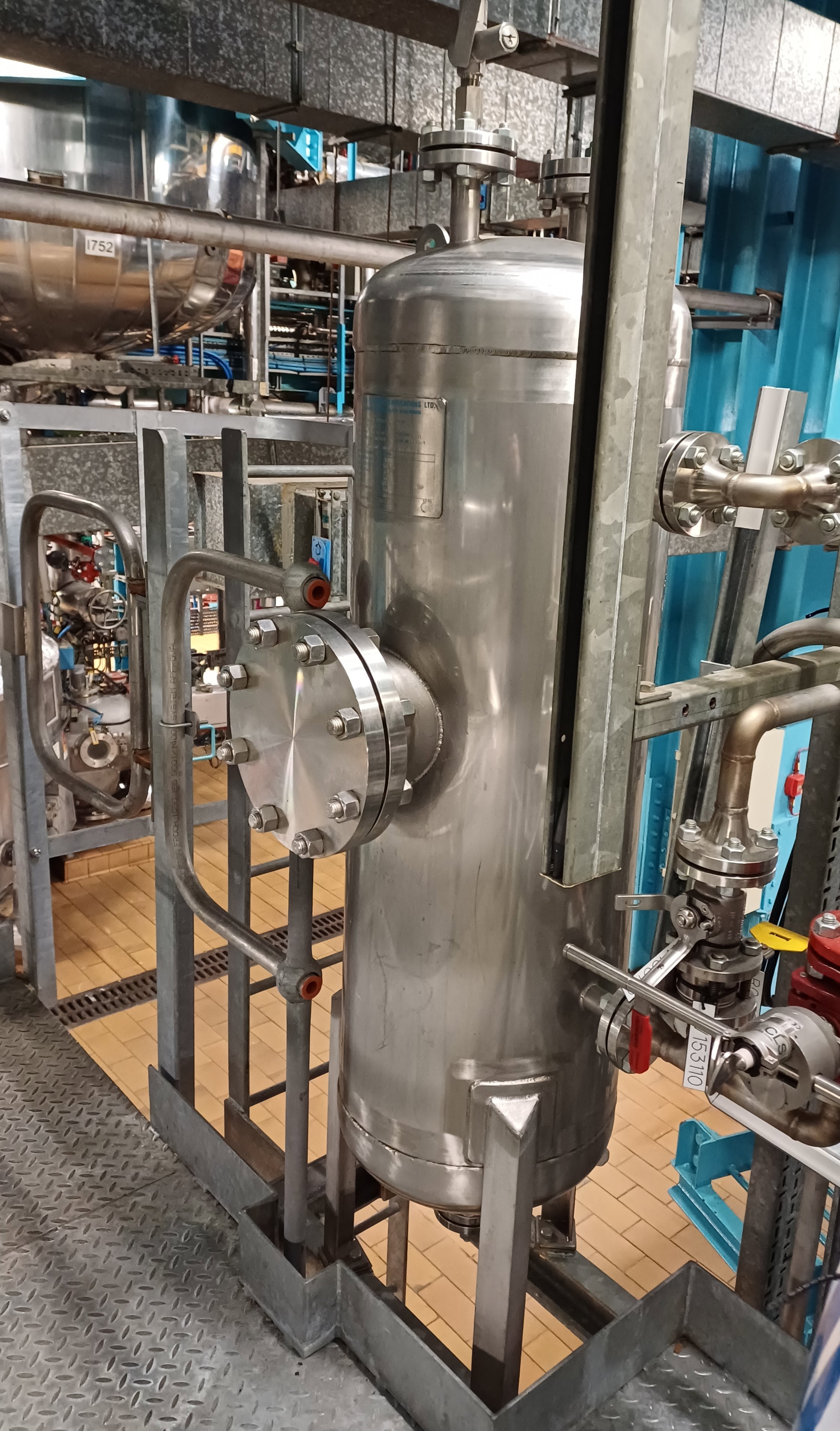 Stainless Steel 316L Sinclair Stainless Fabrications LTD.  Tank - IPP# 242510