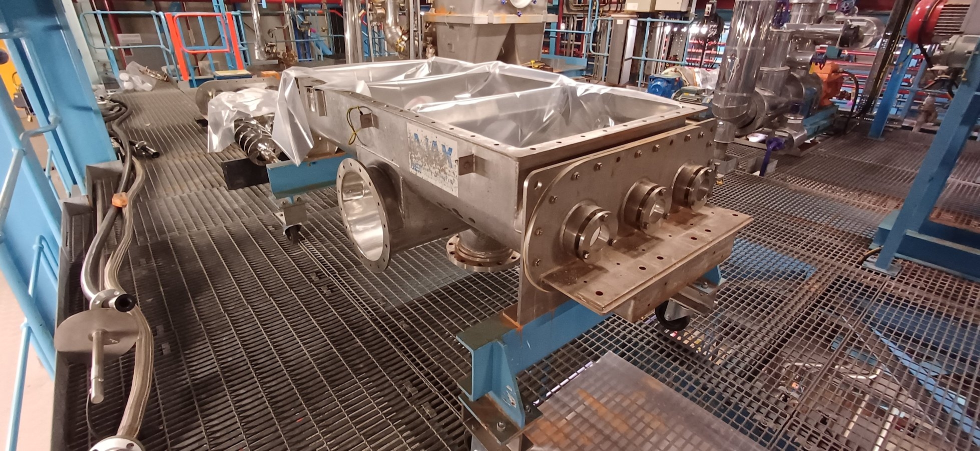 Stainless Steel 316 Highly Polished Ajax Equipment Bolton Ltd Triple Screw Feeder - IPP# 242512