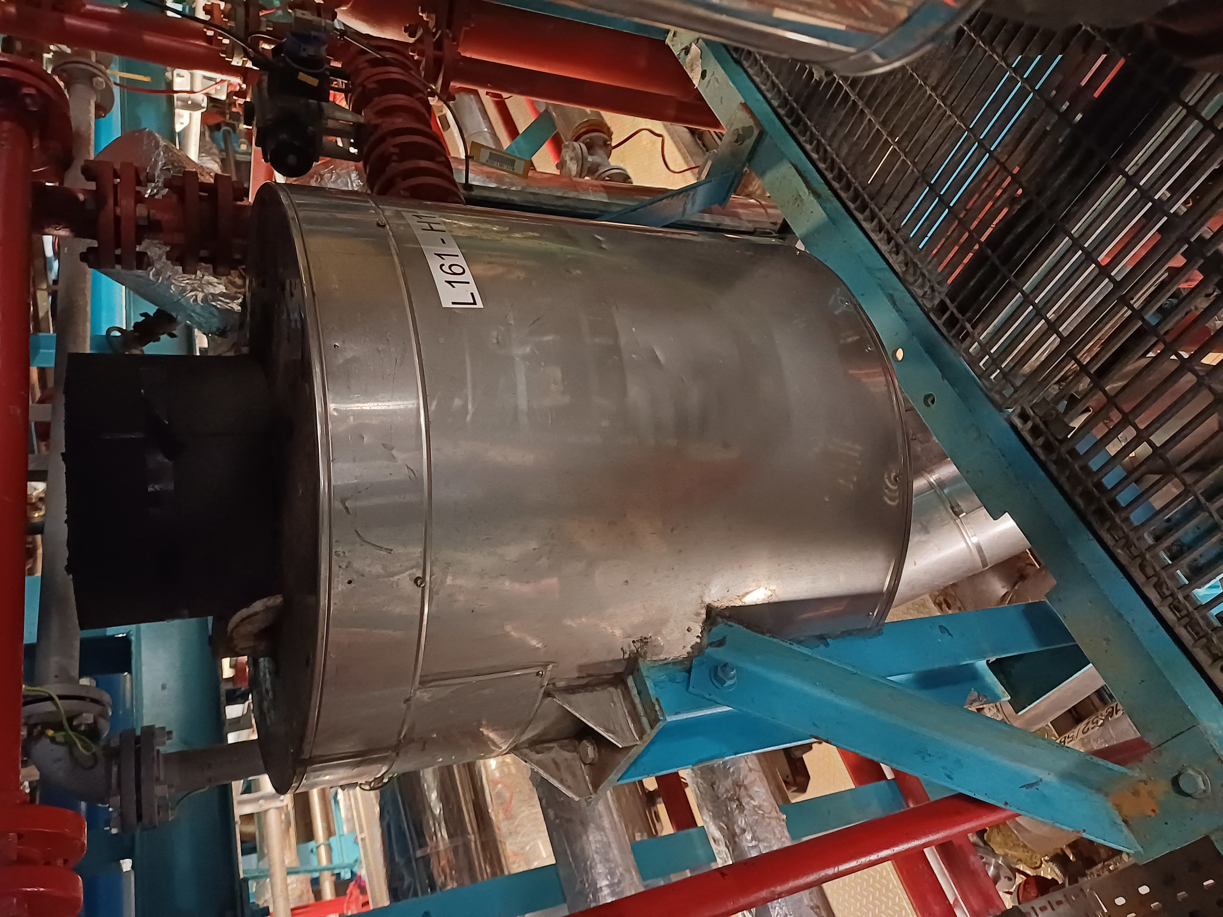 Stainless steel 316L GEA Canzler Spiral Heat Exchanger - IPP# 242519