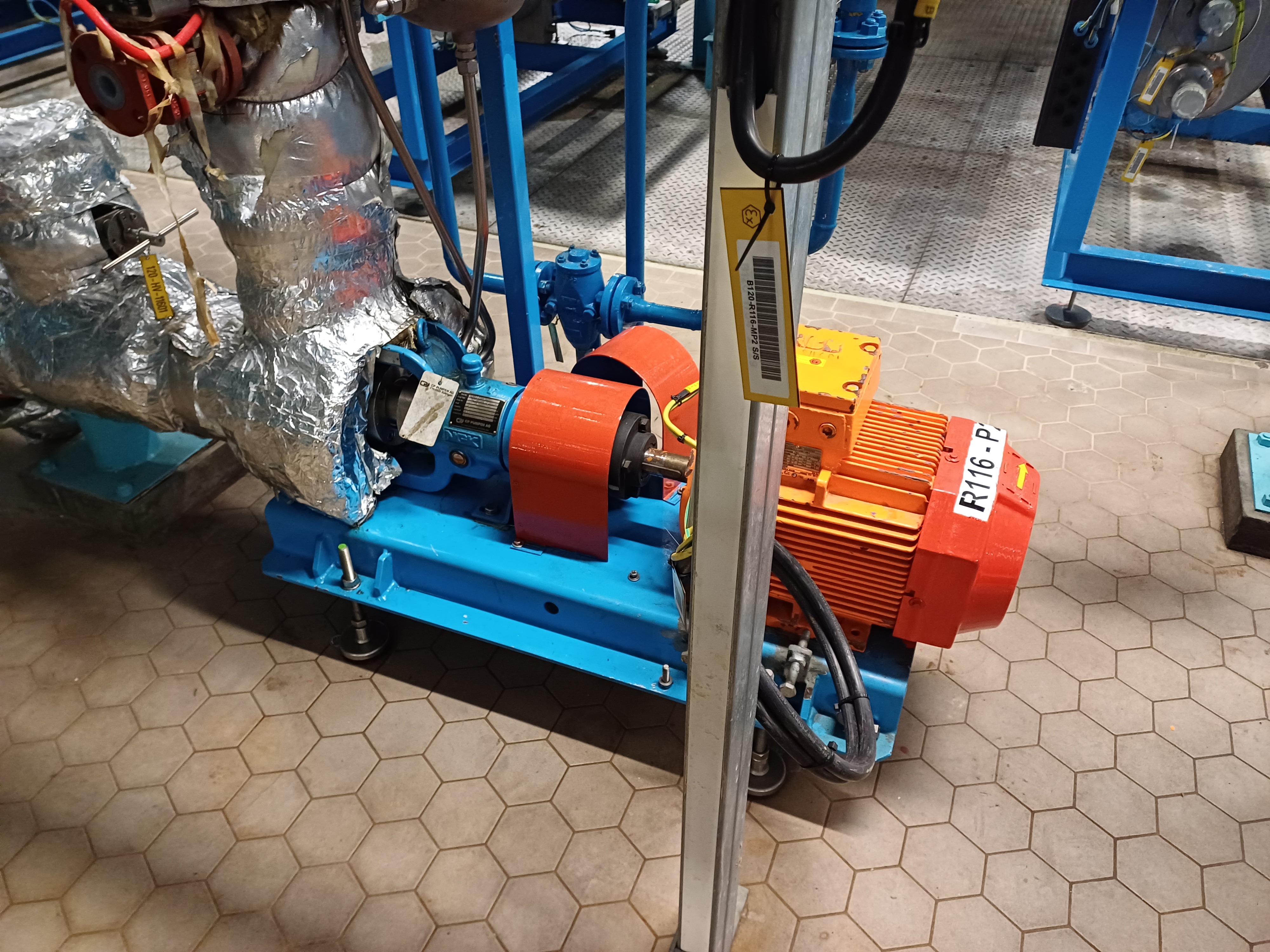 PFA Lined CP Pumpen Ag EB-50-32-160 Centrifugal Pump - IPP# 242643