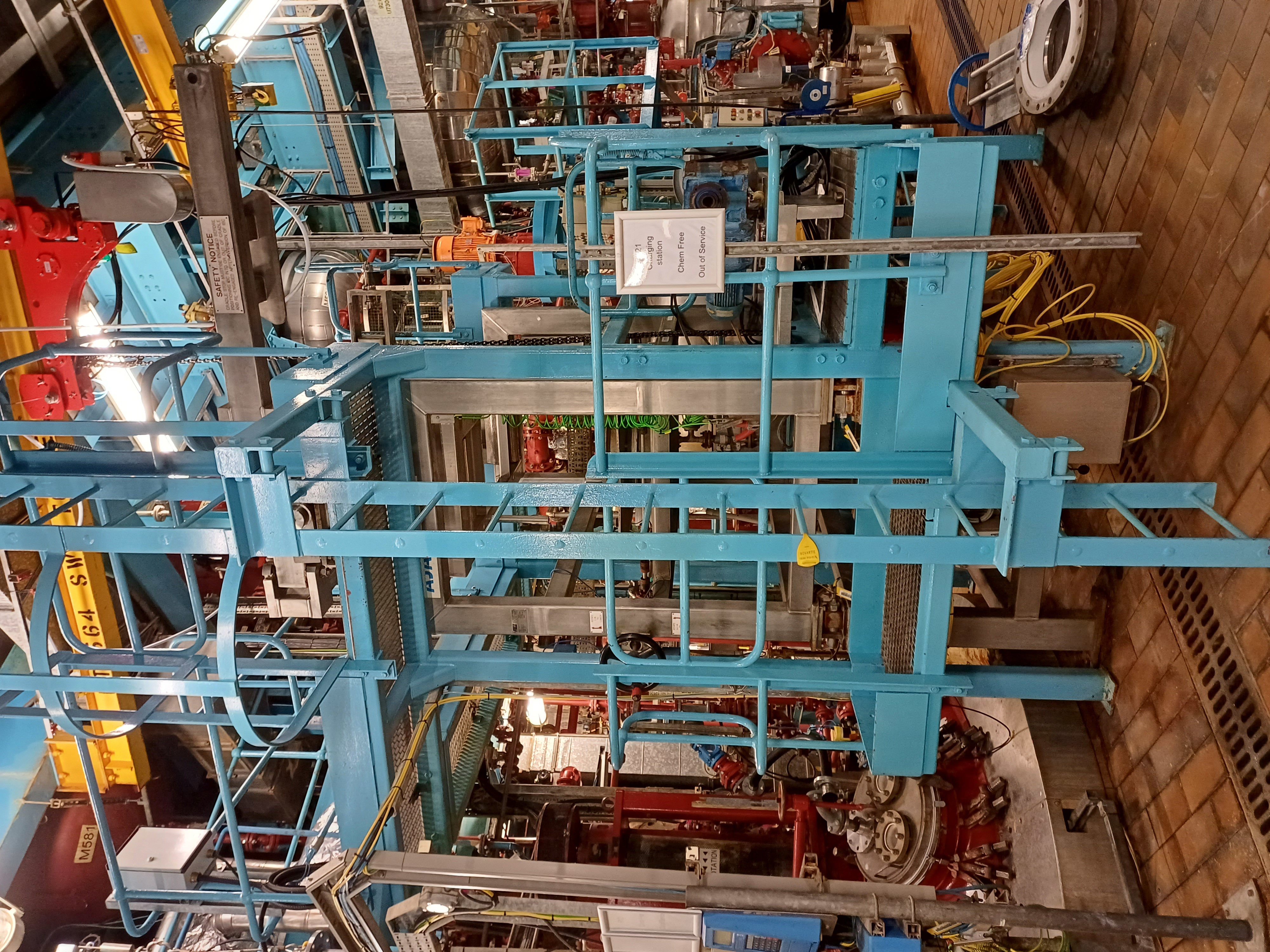 stainless steel 316L IBC charging system with conveyor - Pharma - IPP# 242645