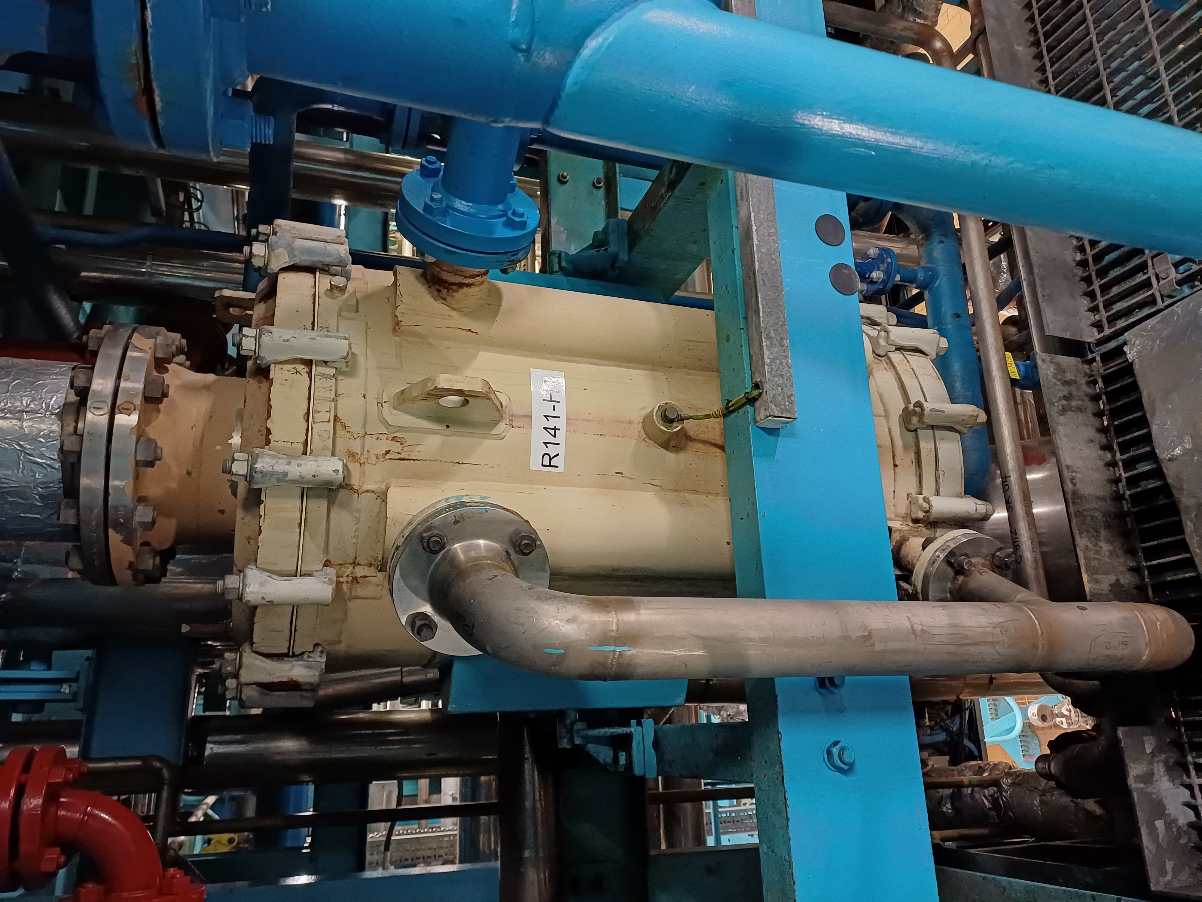 Stainless Steel 316L Alfa Laval SHE 111.V Spiral Heat Exchanger - IPP# 242698