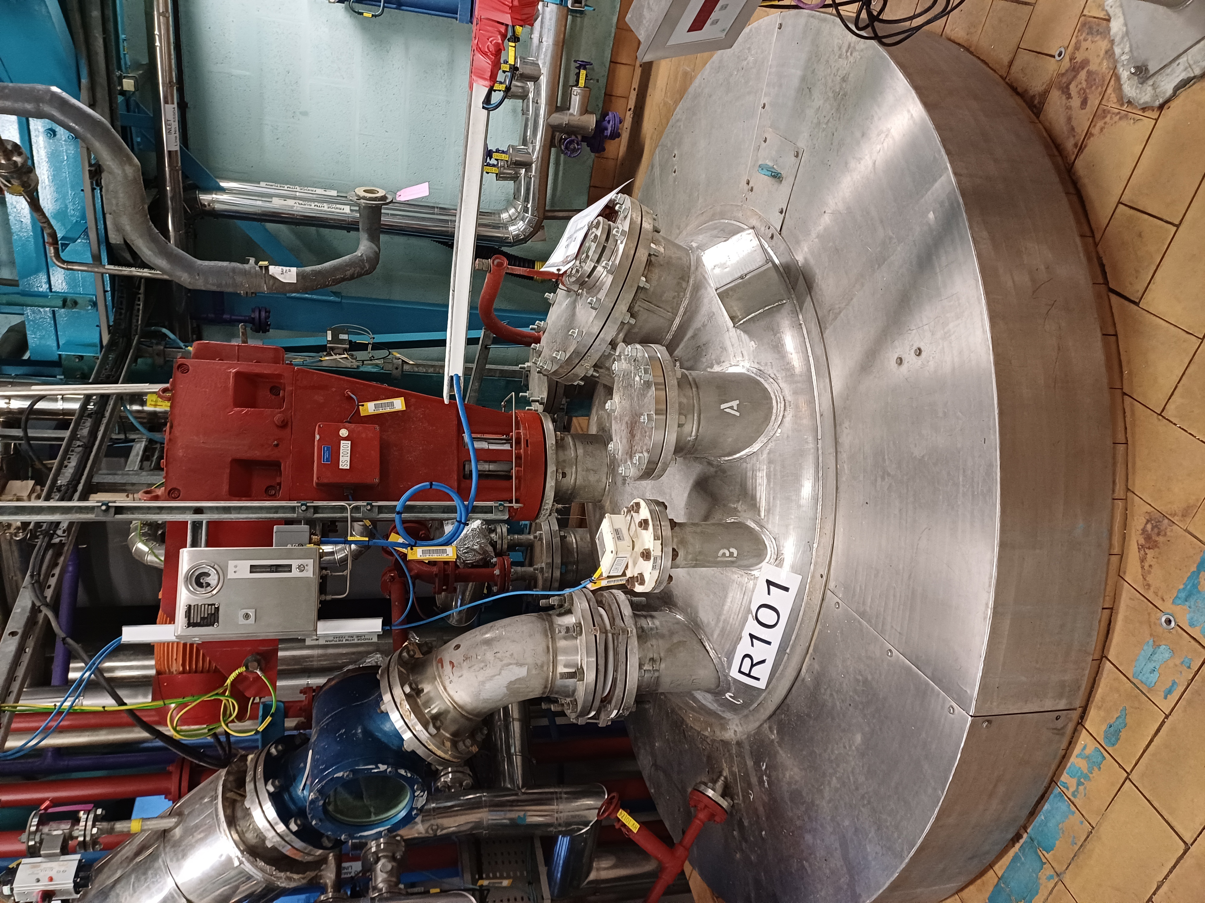 Stainless Steel 316L Langfields Ltd Batch-Type Agitated Reactor - IPP# 242603