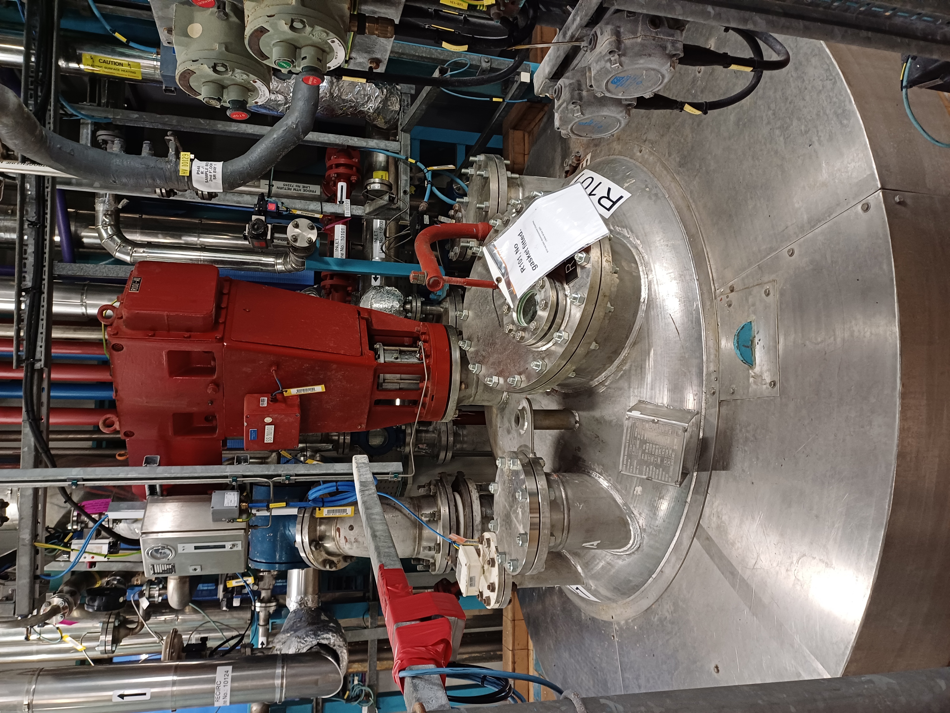 Stainless Steel 316L Langfields Ltd Batch-Type Agitated Reactor - IPP# 242603